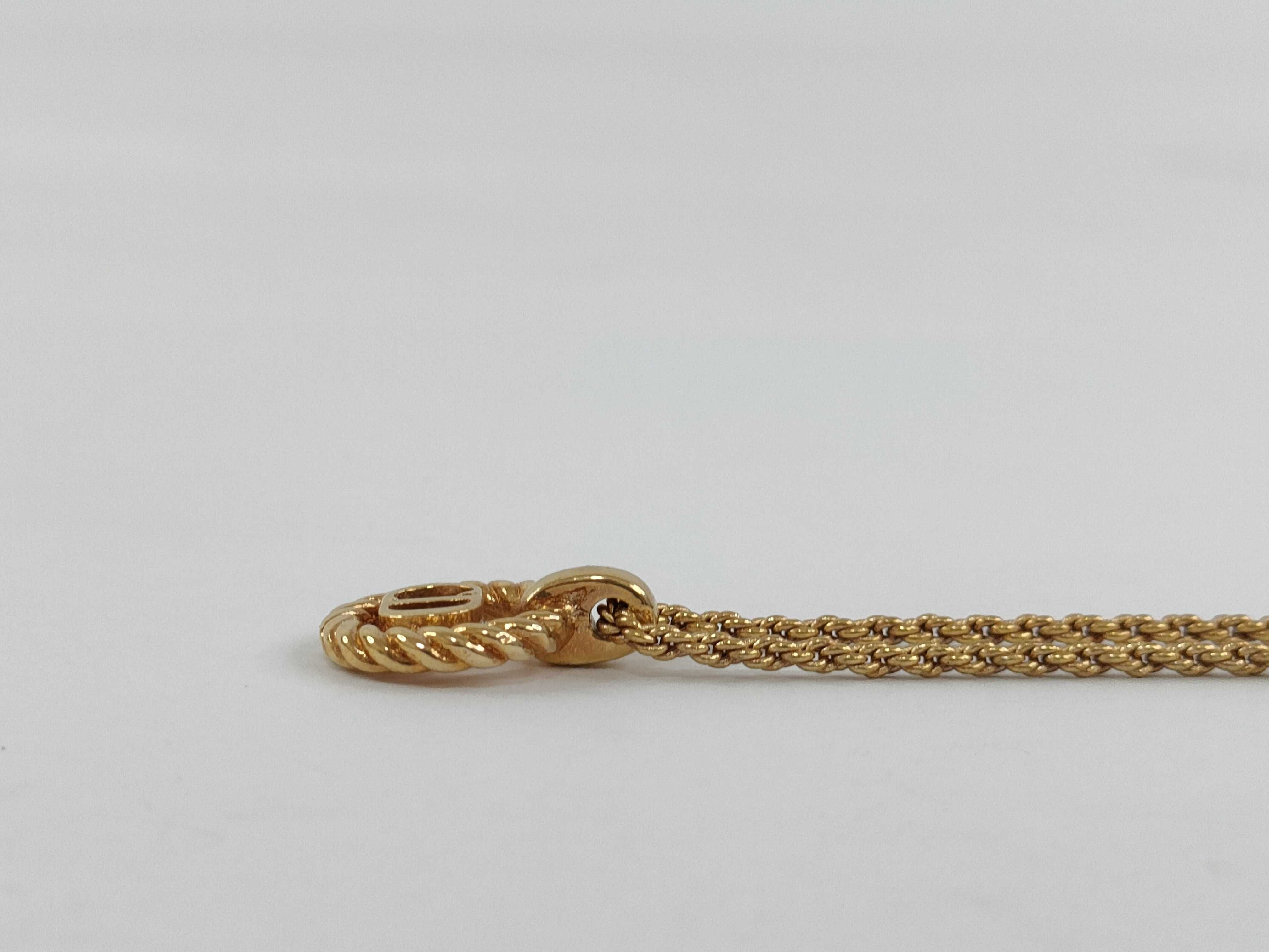 【水曜終了】(10221_0694)Dior CDロゴネックレス ネックレス