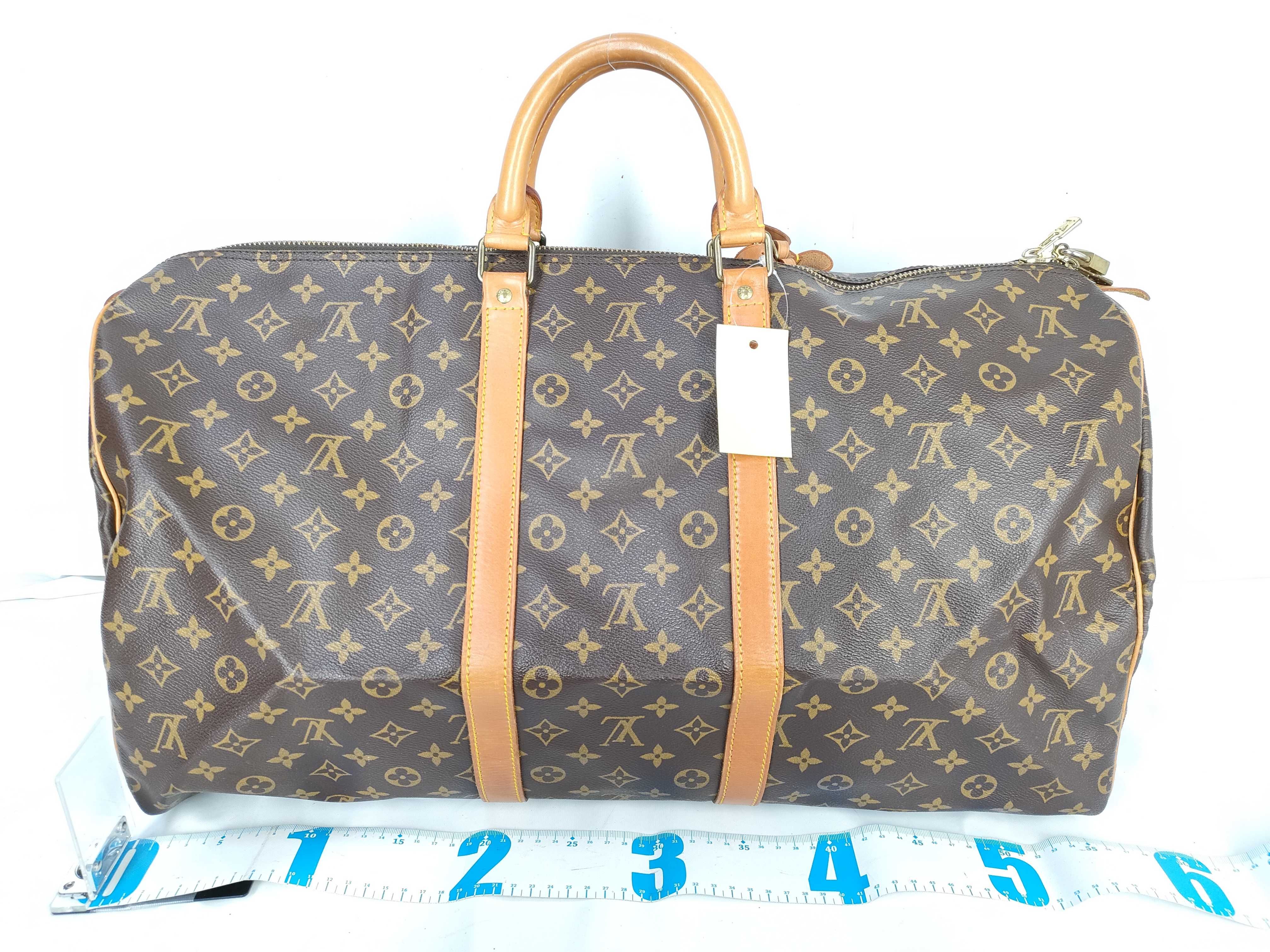【水曜終了】(10229_0059)LOUIS VUITTON モノグラム M41424 キーポル55 ボストンバッグ