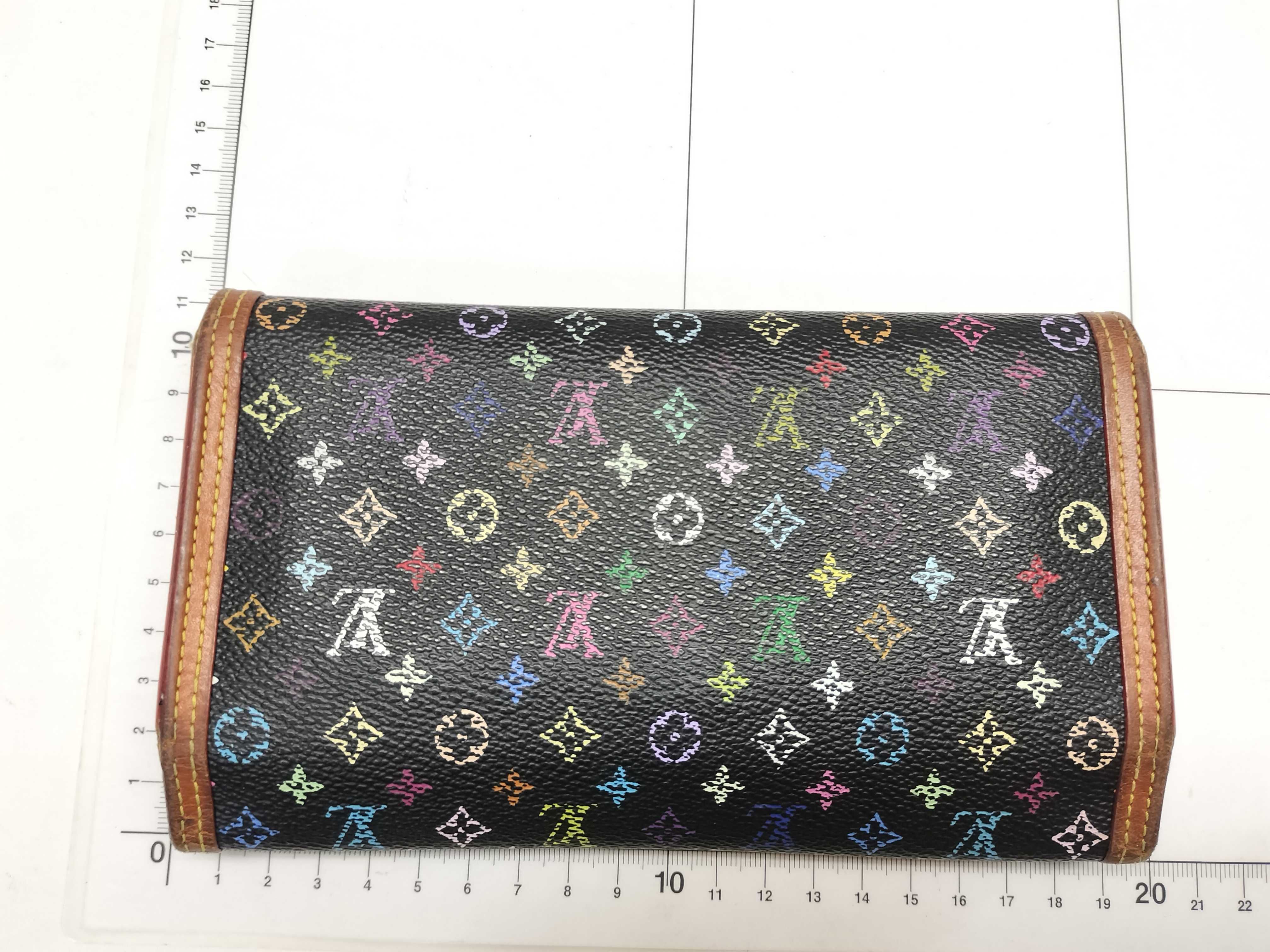 【水曜終了】(10229_0155)LOUIS VUITTON モノグラム M92658 マルチカラー ポルトフォイユ・インターナショナル 財布 財布