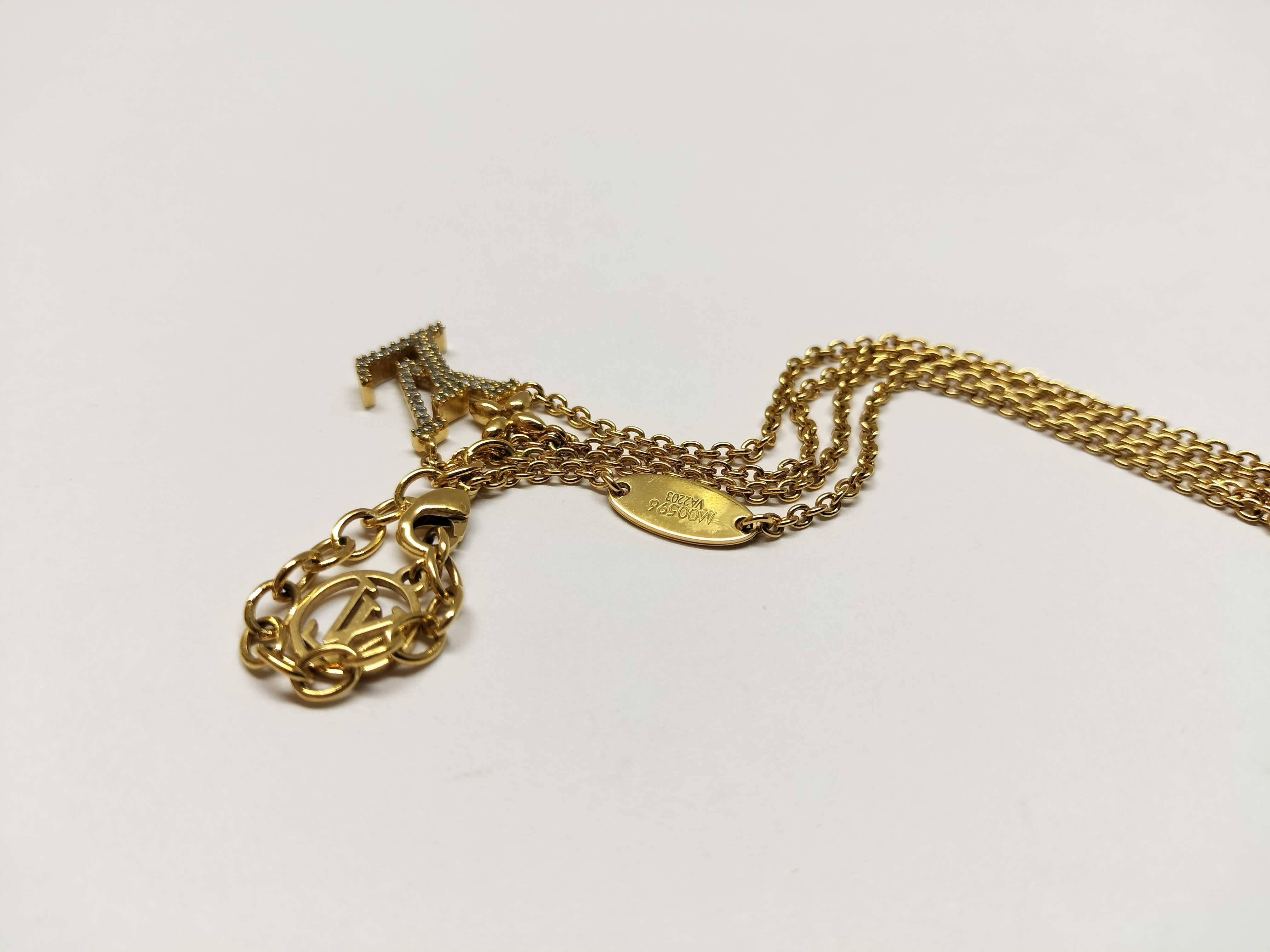 【水曜終了】(10218_0076)LOUIS VUITTON M00596 ネックレス・LVアイコニック ネックレス ネックレス