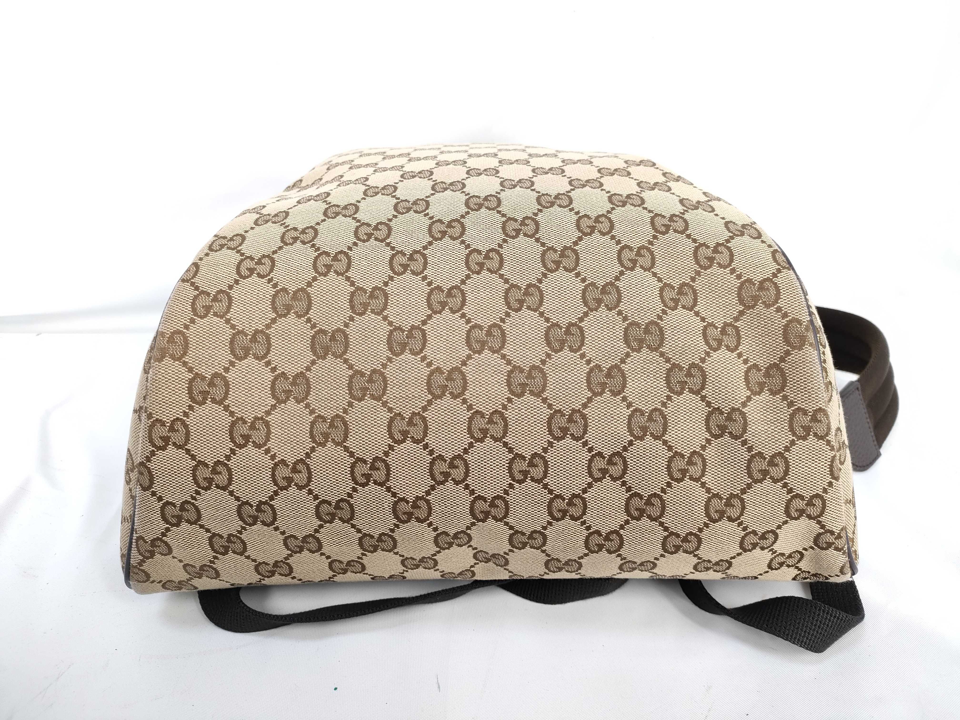 【水曜終了】(10219_0032)GUCCI GGキャンバス リュック リュックサック