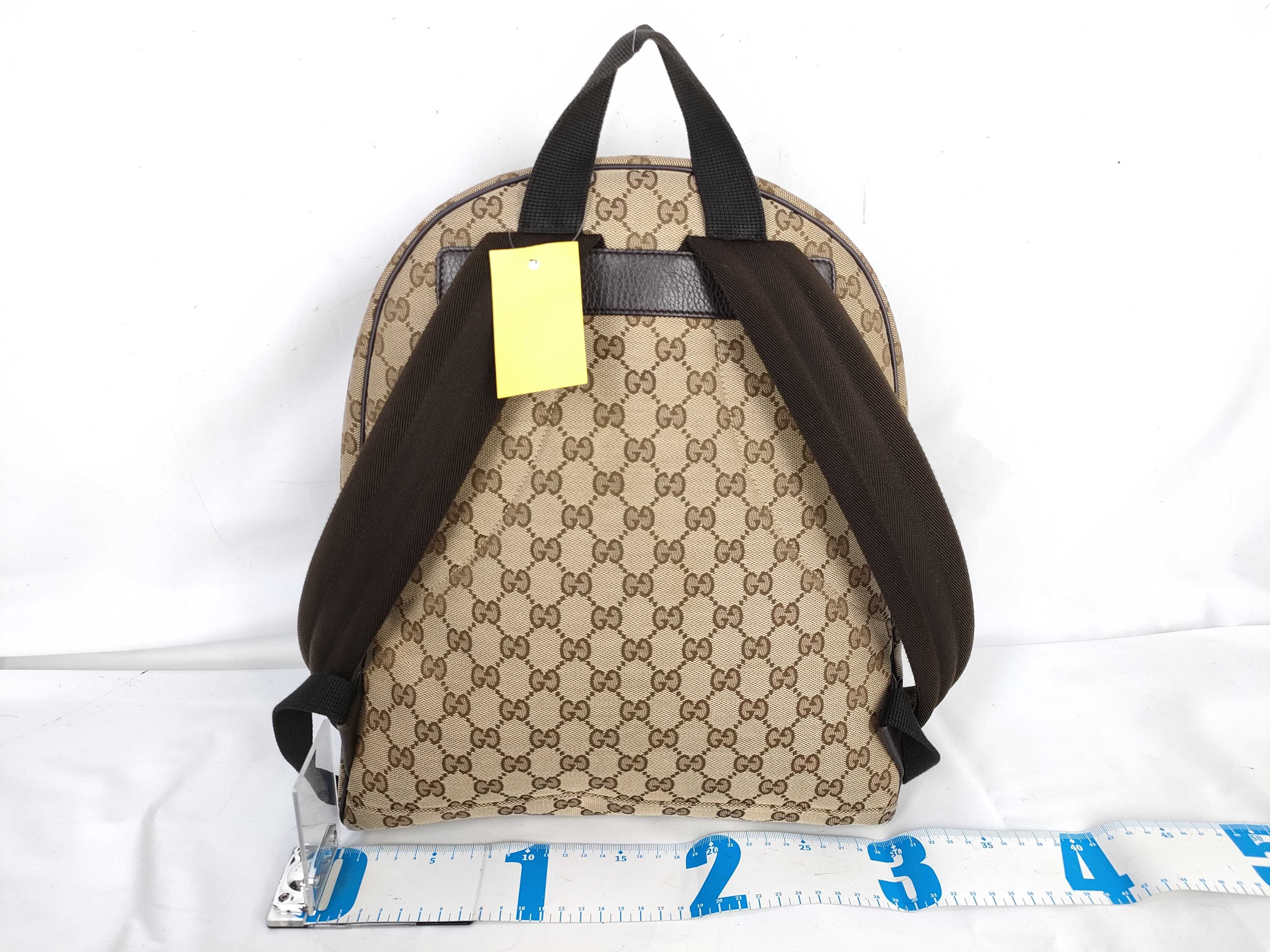 【水曜終了】(10219_0032)GUCCI GGキャンバス リュック リュックサック