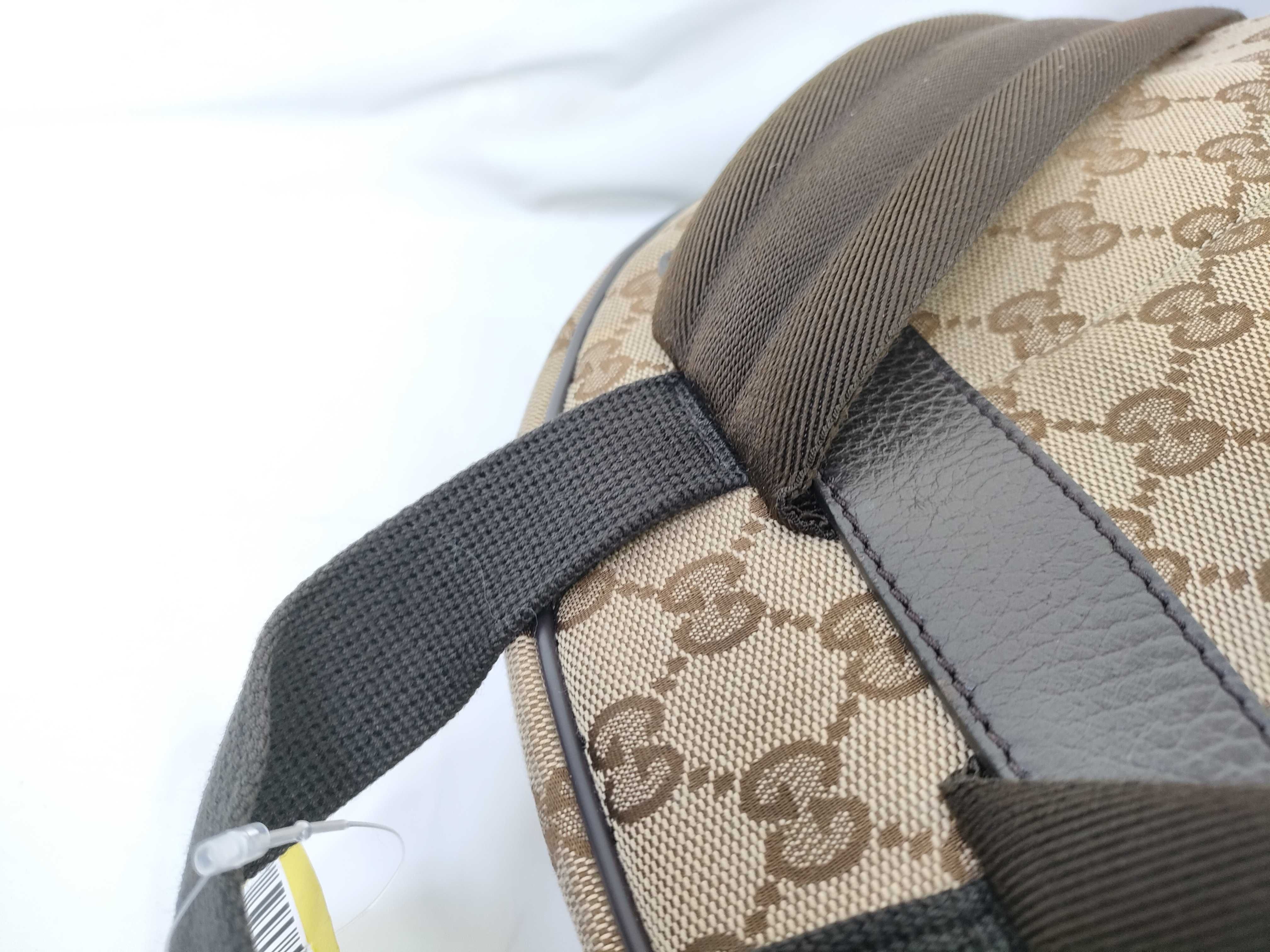 【水曜終了】(10219_0032)GUCCI GGキャンバス リュック リュックサック