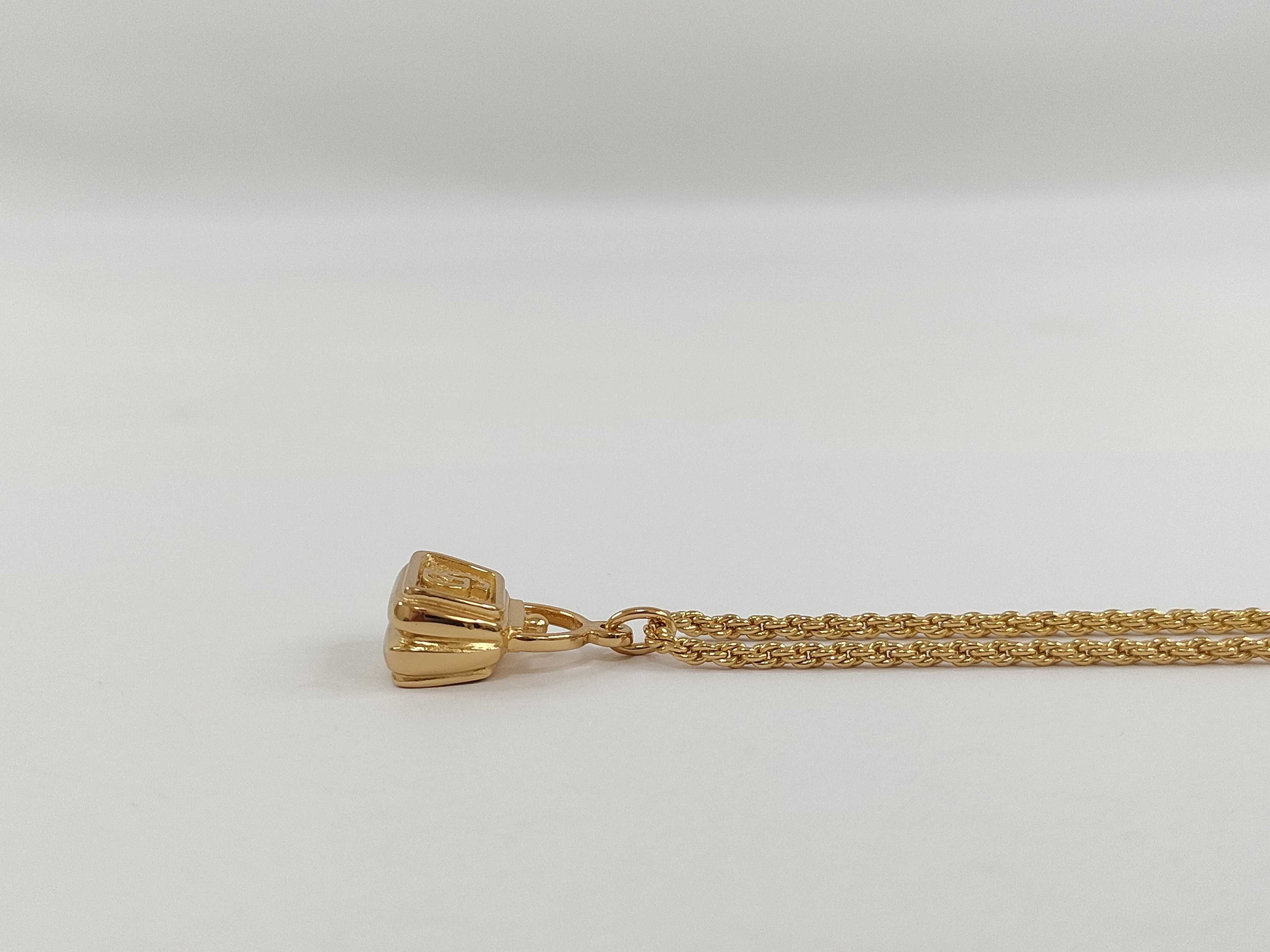 【水曜終了】(10221_0696)Dior ネックレス バッグモチーフ ゴールド ネックレス