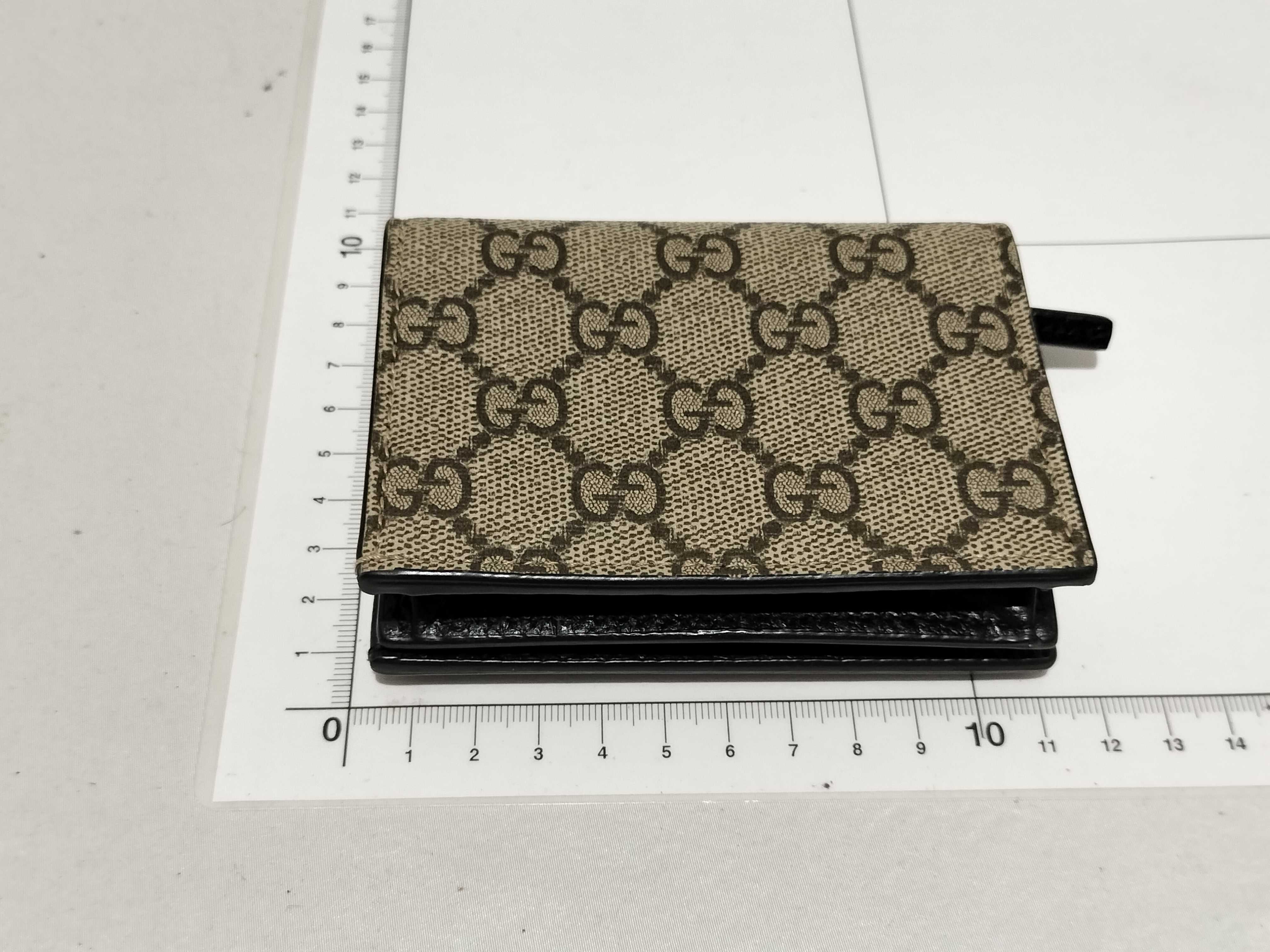 【水曜終了】(10221_0019)GUCCI GG プチマーモント コンパクト ウォレット 箱有 財布