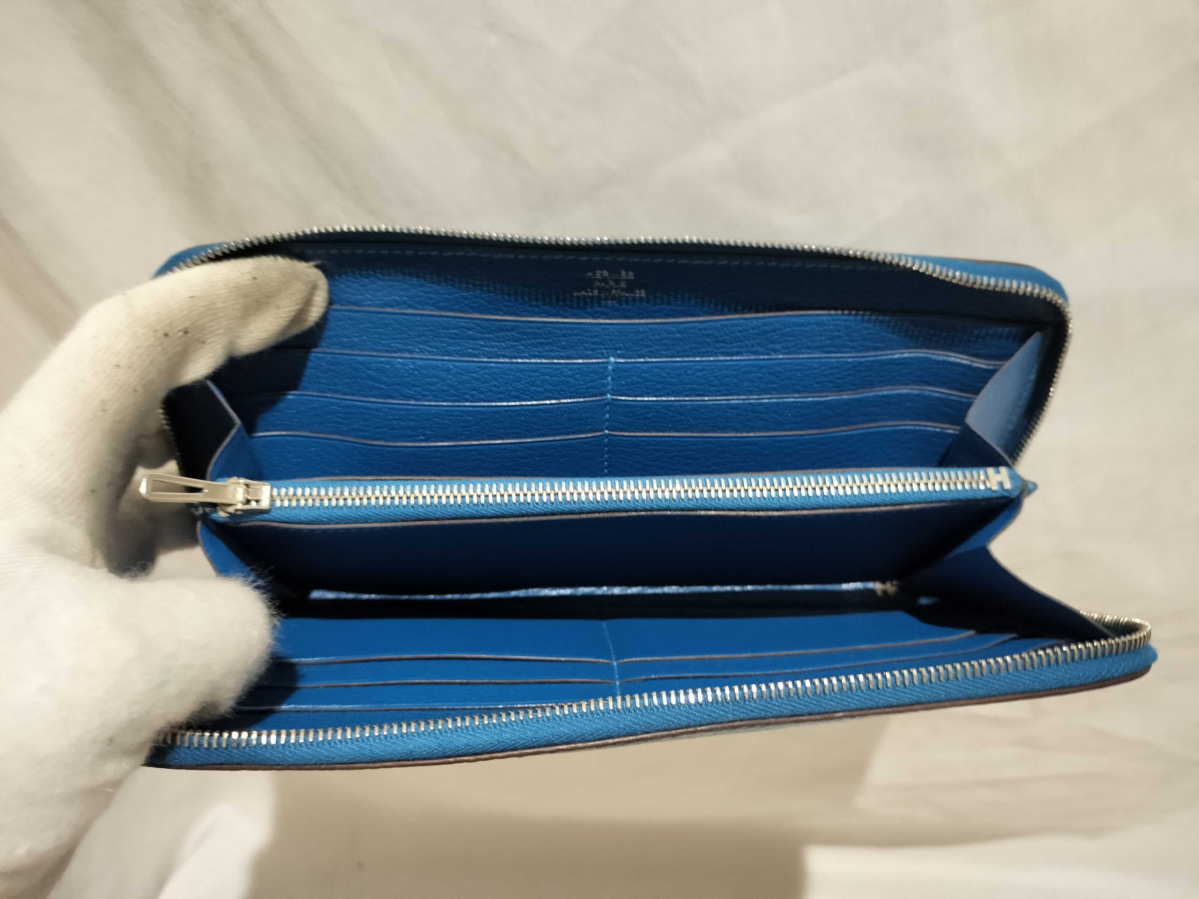 【水曜終了】(10216_0024)▼HERMES アザップ リザード 財布
