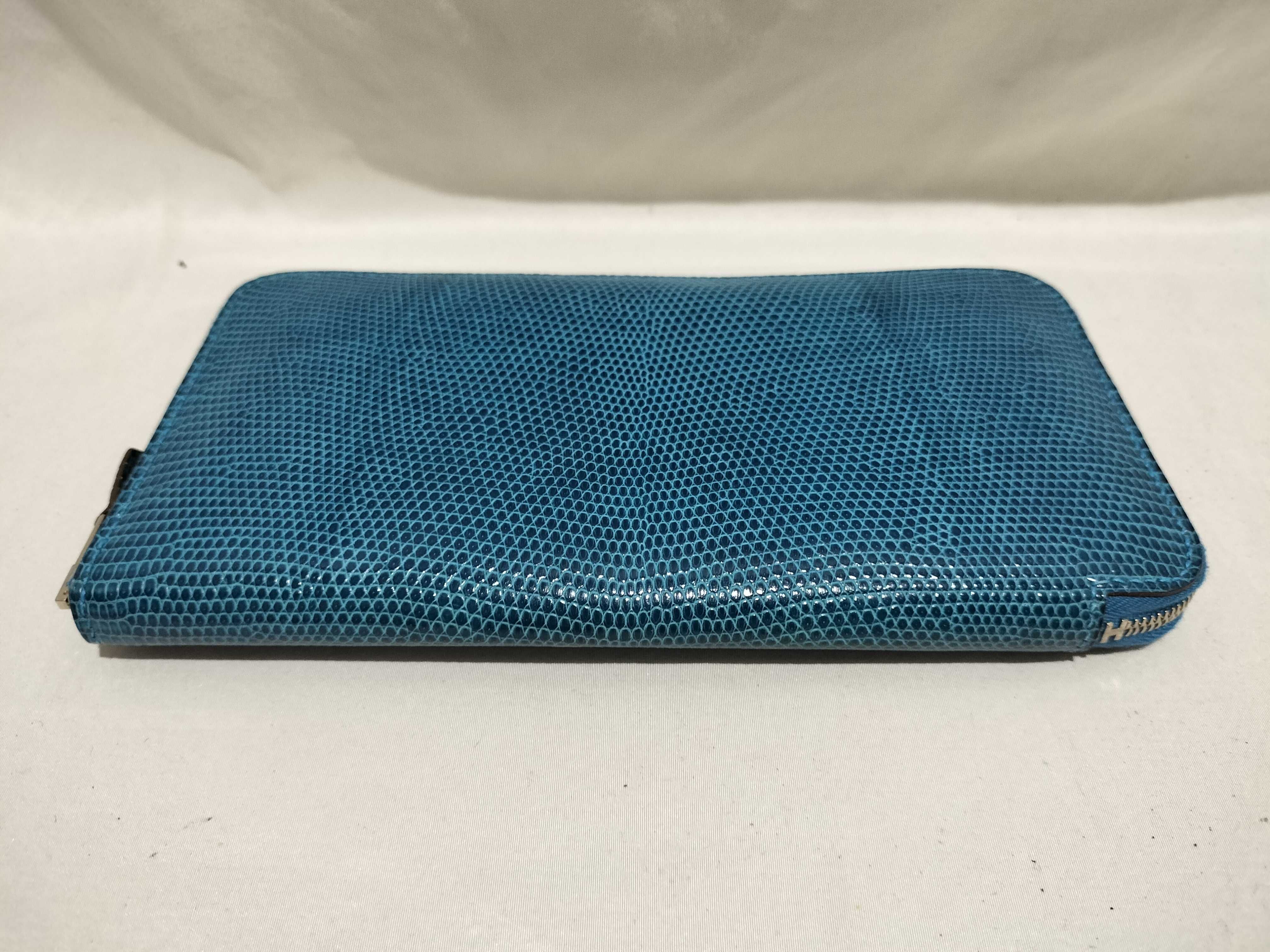 【水曜終了】(10216_0024)▼HERMES アザップ リザード 財布