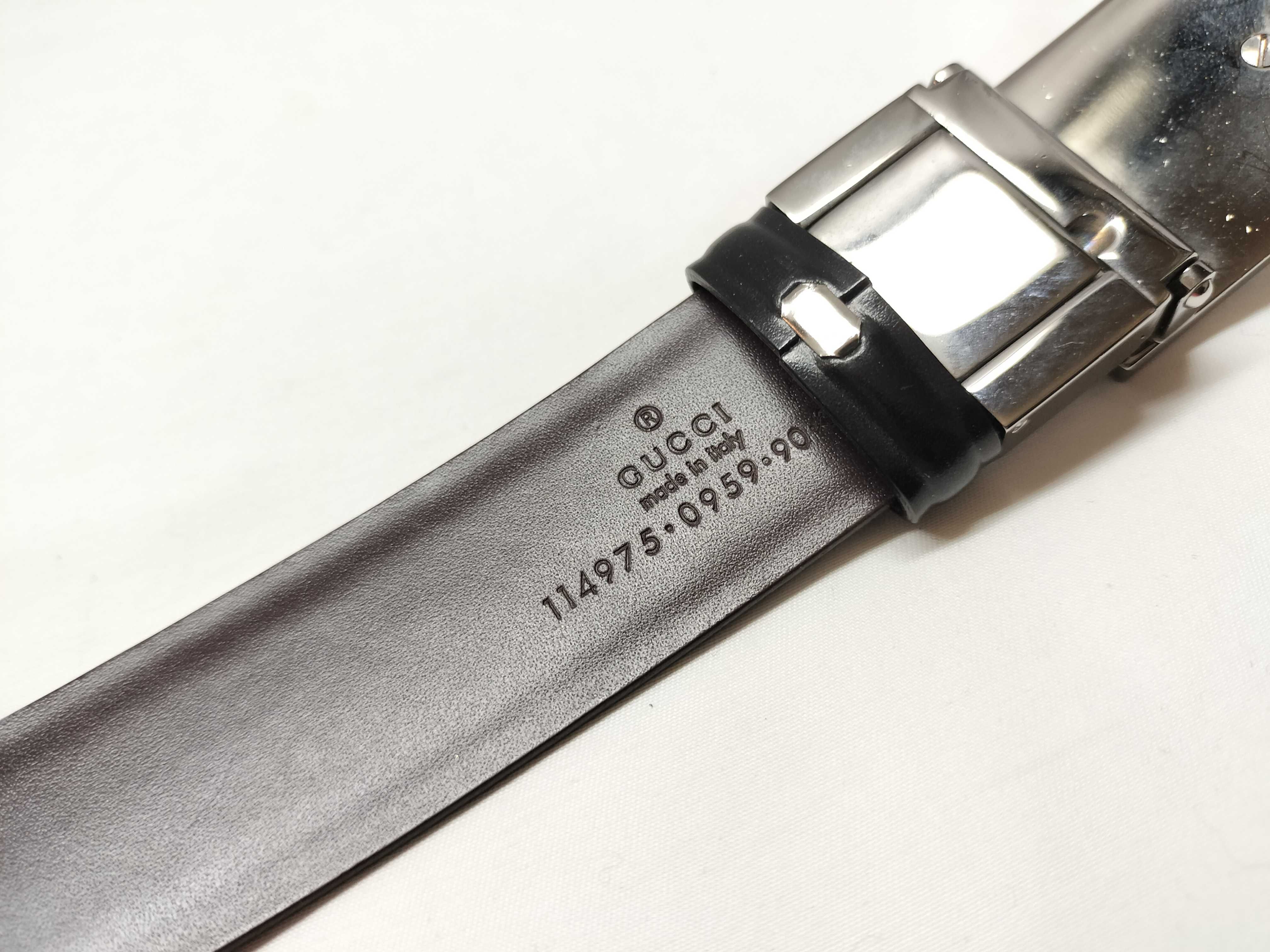 【水曜終了】(10221_0020)GUCCI レザーベルト ベルト