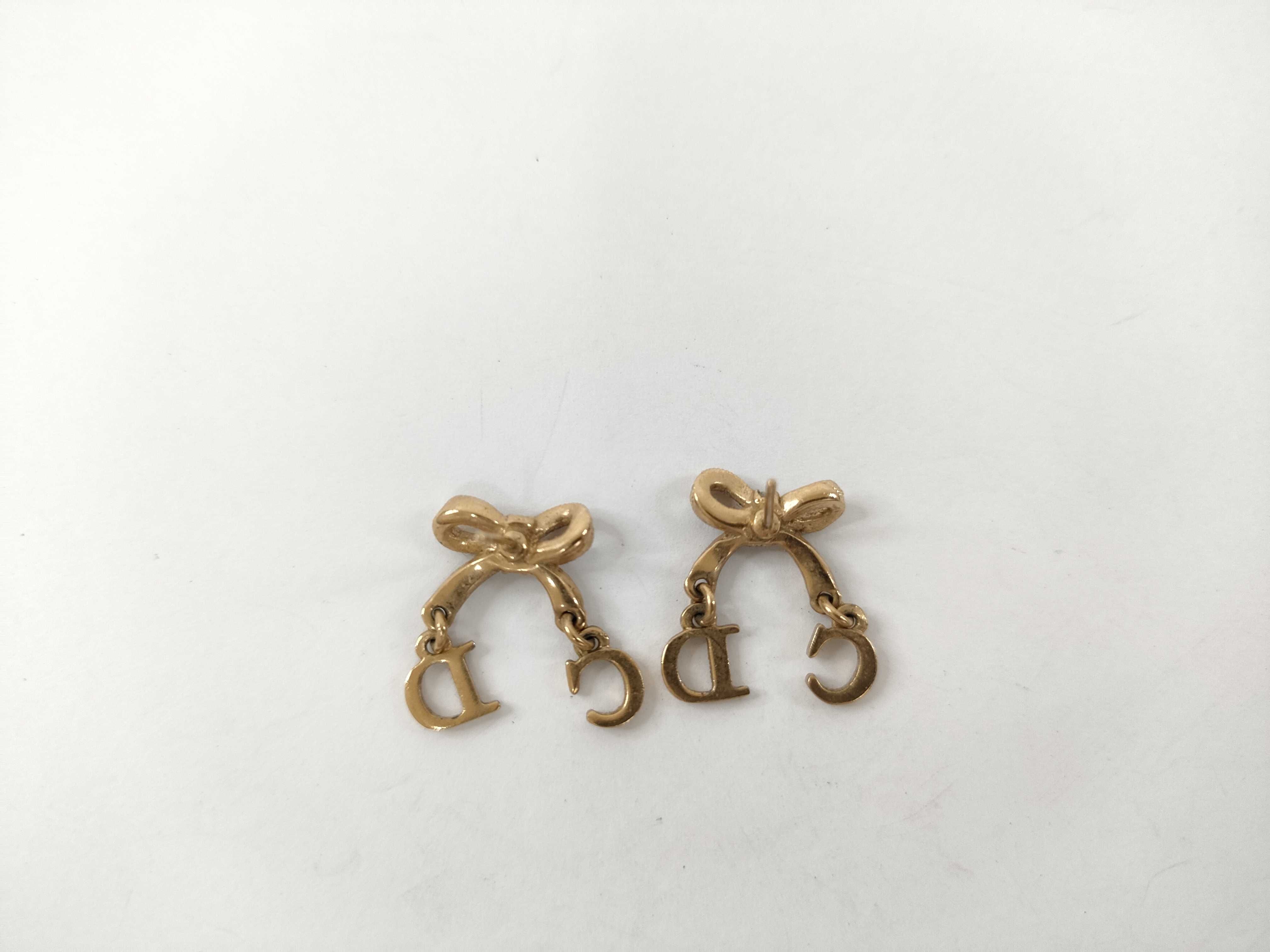 【水曜終了】(10221_0700)Dior ディオール CDロゴ イヤリング 1対(キャッチ無し ピアス
