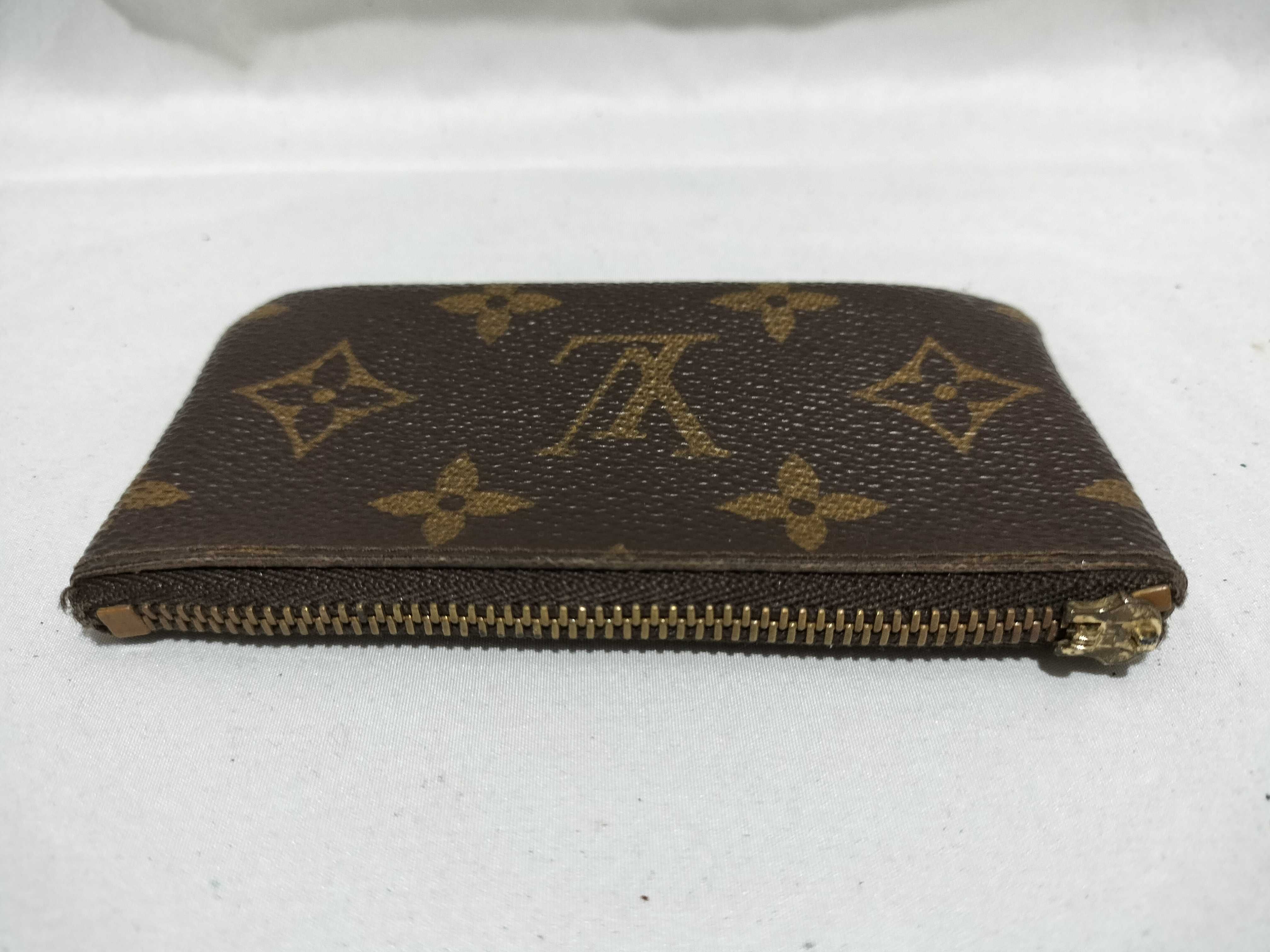 【水曜終了】(10229_0380)LOUIS VUITTON モノグラム M62650 ポシェット・クレ ファスナー破損 コインケース