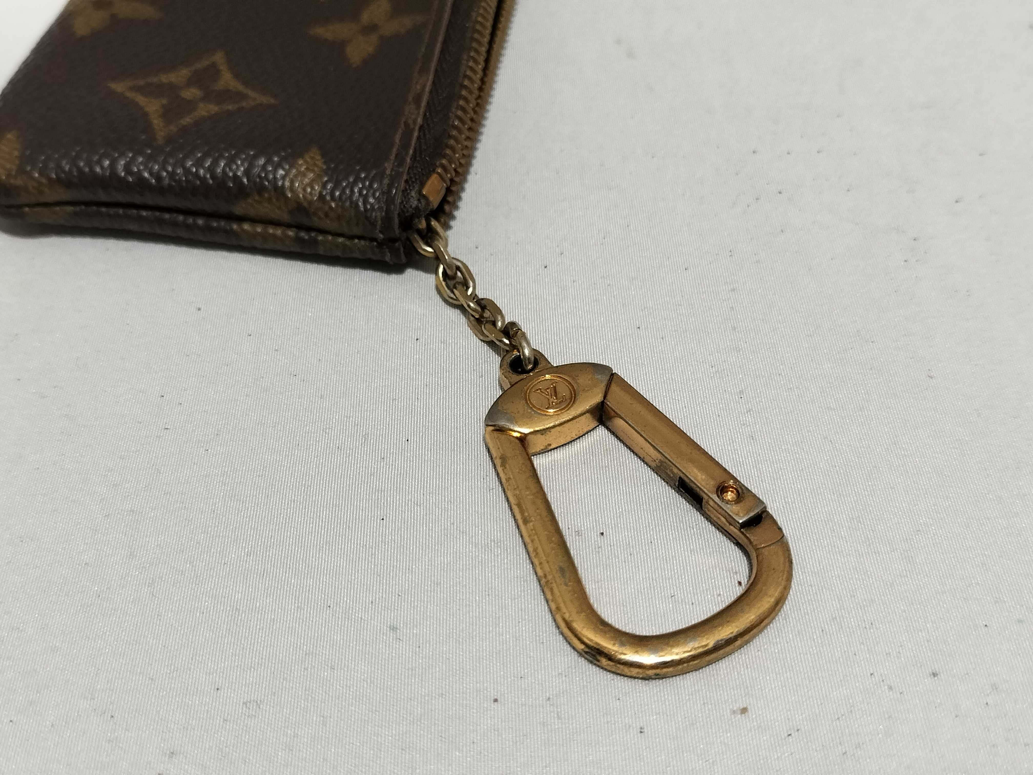 【水曜終了】(10229_0380)LOUIS VUITTON モノグラム M62650 ポシェット・クレ ファスナー破損 コインケース