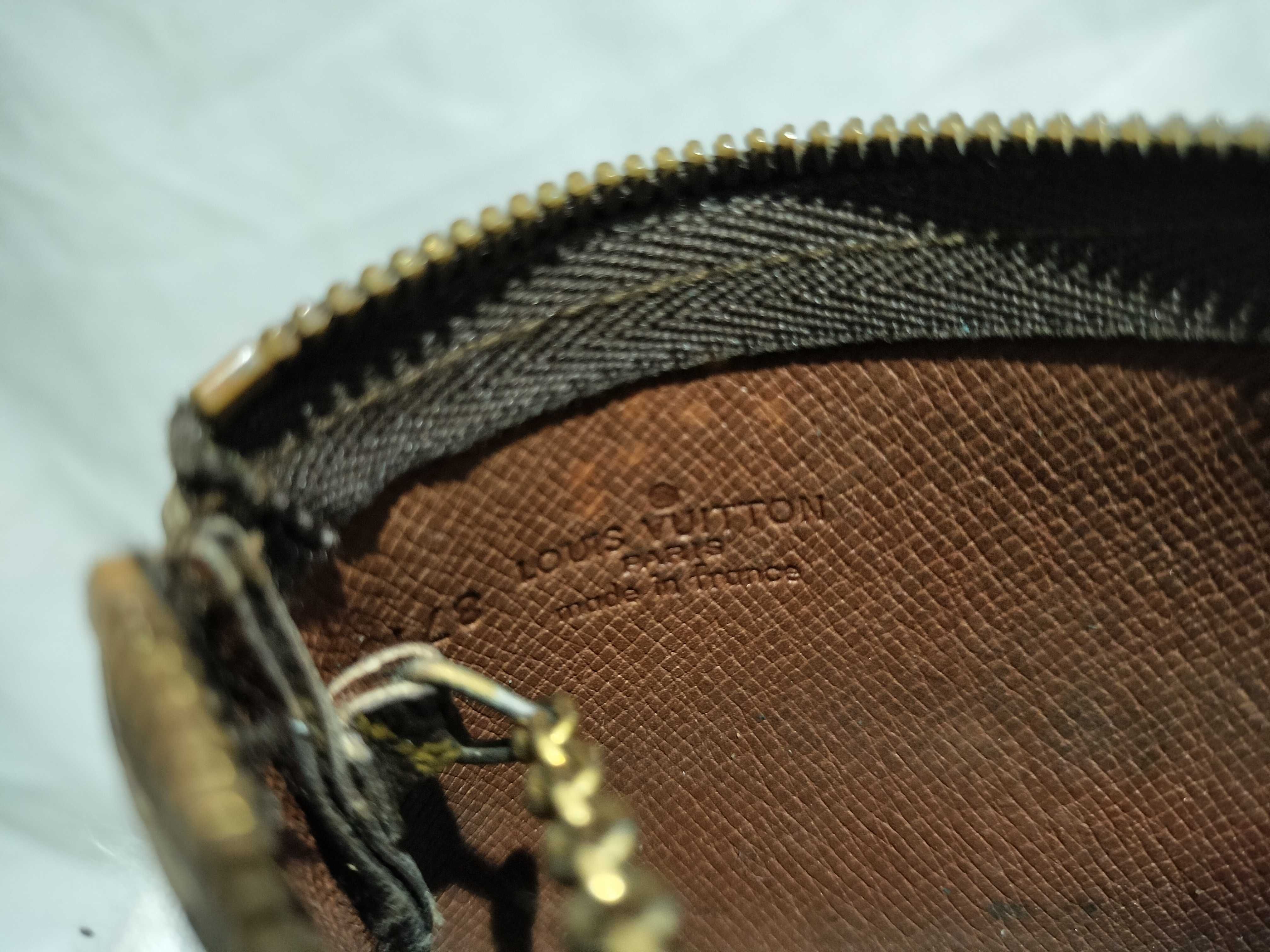 【水曜終了】(10229_0380)LOUIS VUITTON モノグラム M62650 ポシェット・クレ ファスナー破損 コインケース