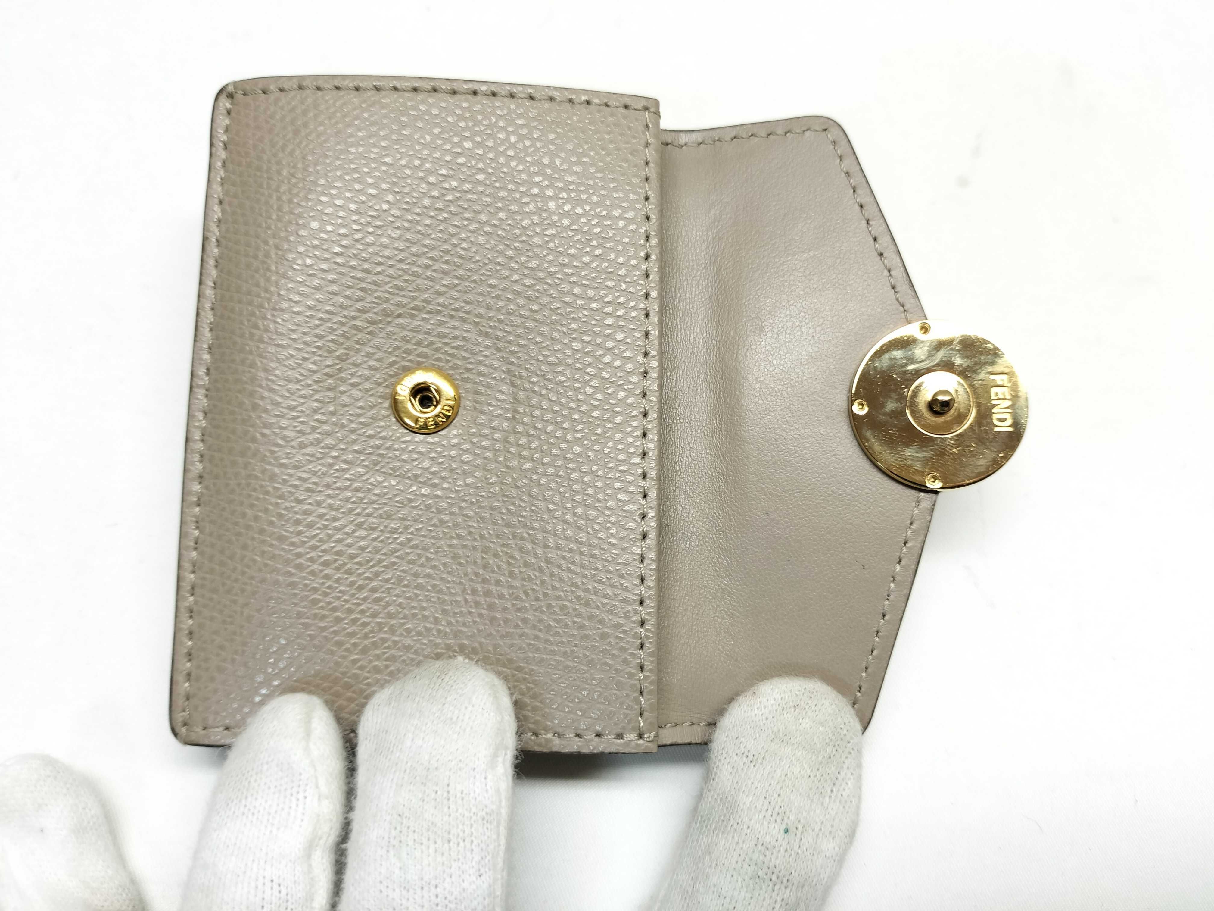【水曜終了】(10221_0257)FENDI エフイズ コンパクトウォレット 財布 財布