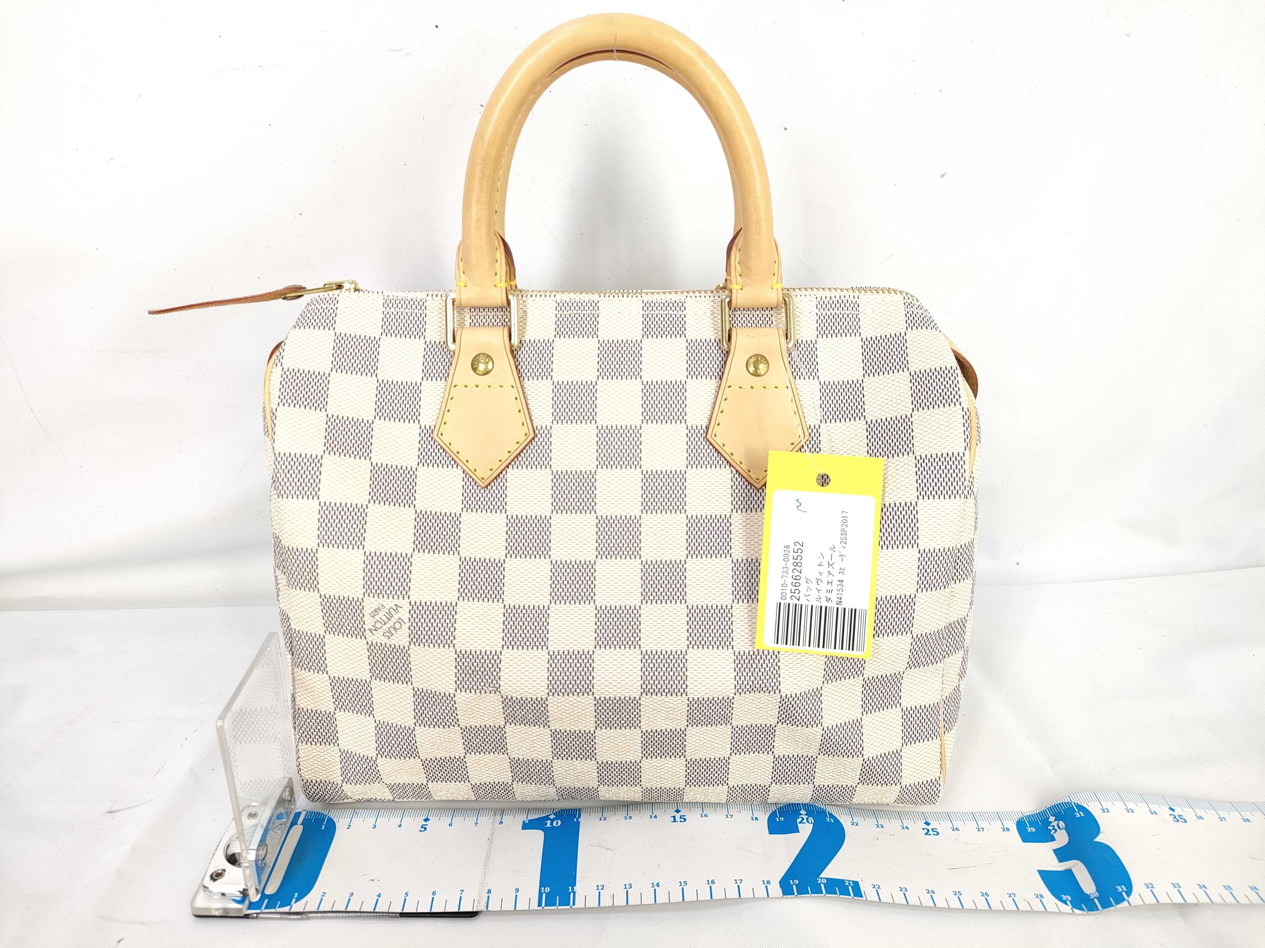 【水曜終了】(10218_0008)LOUIS VUITTON ダミエ アズール N41534 スピーディ25 ハンドバッグ