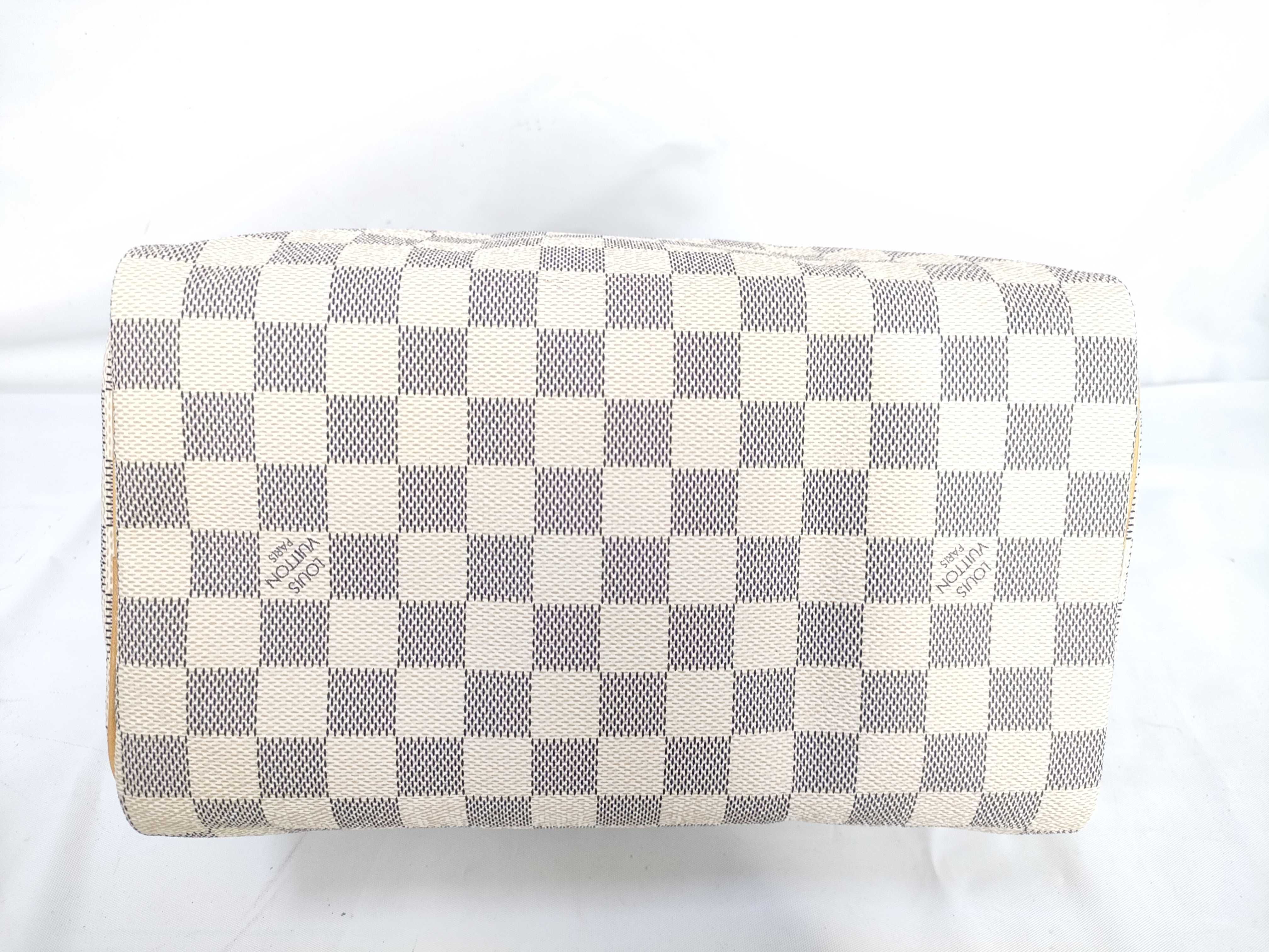 【水曜終了】(10218_0008)LOUIS VUITTON ダミエ アズール N41534 スピーディ25 ハンドバッグ