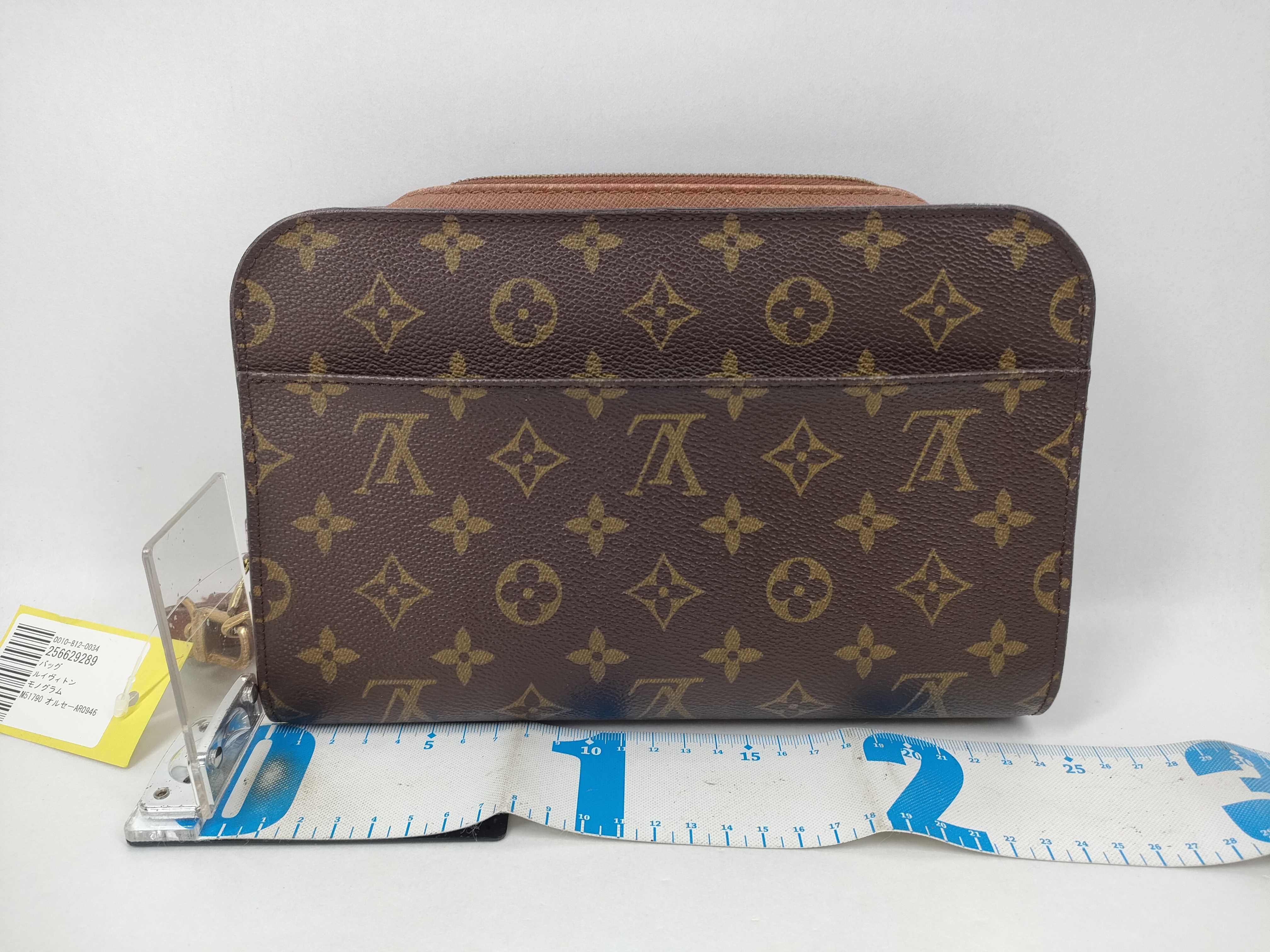 【水曜終了】(10229_0358)LOUIS VUITTON モノグラム M51790 オルセー セカンドバッグ