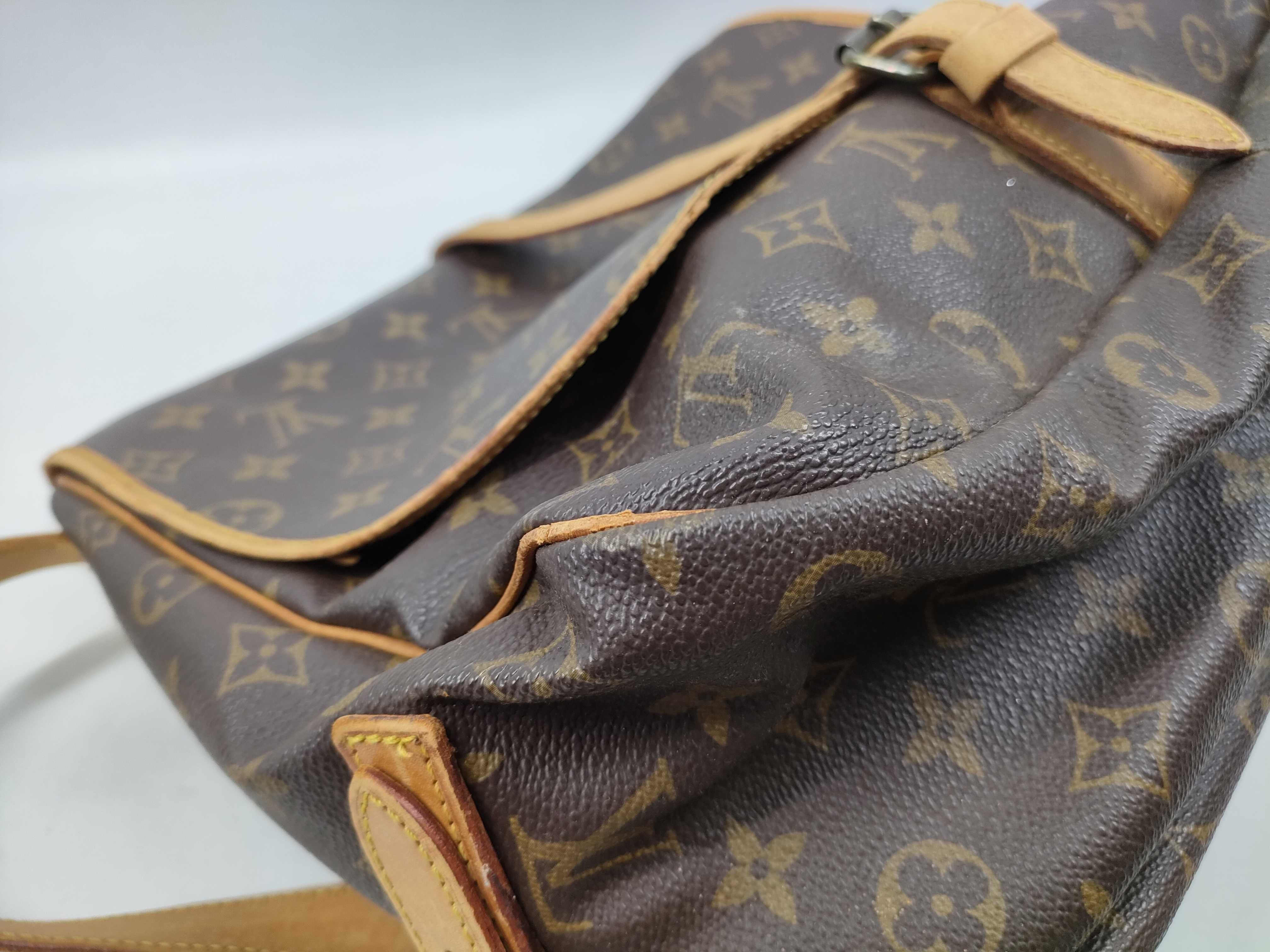【水曜終了】(10229_0459)LOUIS VUITTON モノグラム M42254 ソミュール35 ショルダーバッグ