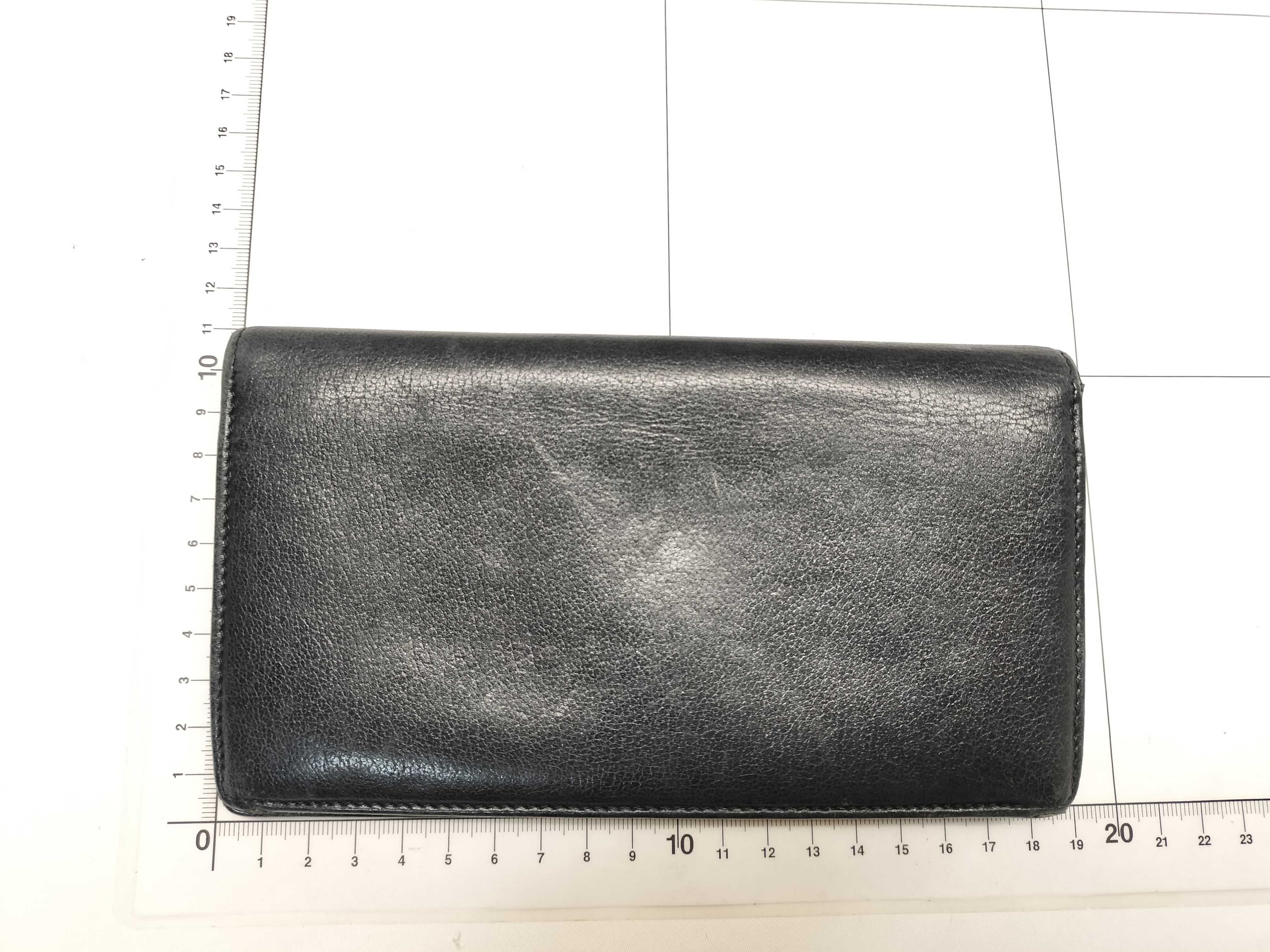 【水曜終了】(10228_0060)CHANEL レザー カメリア ロングウォレット 二つ折り 財布