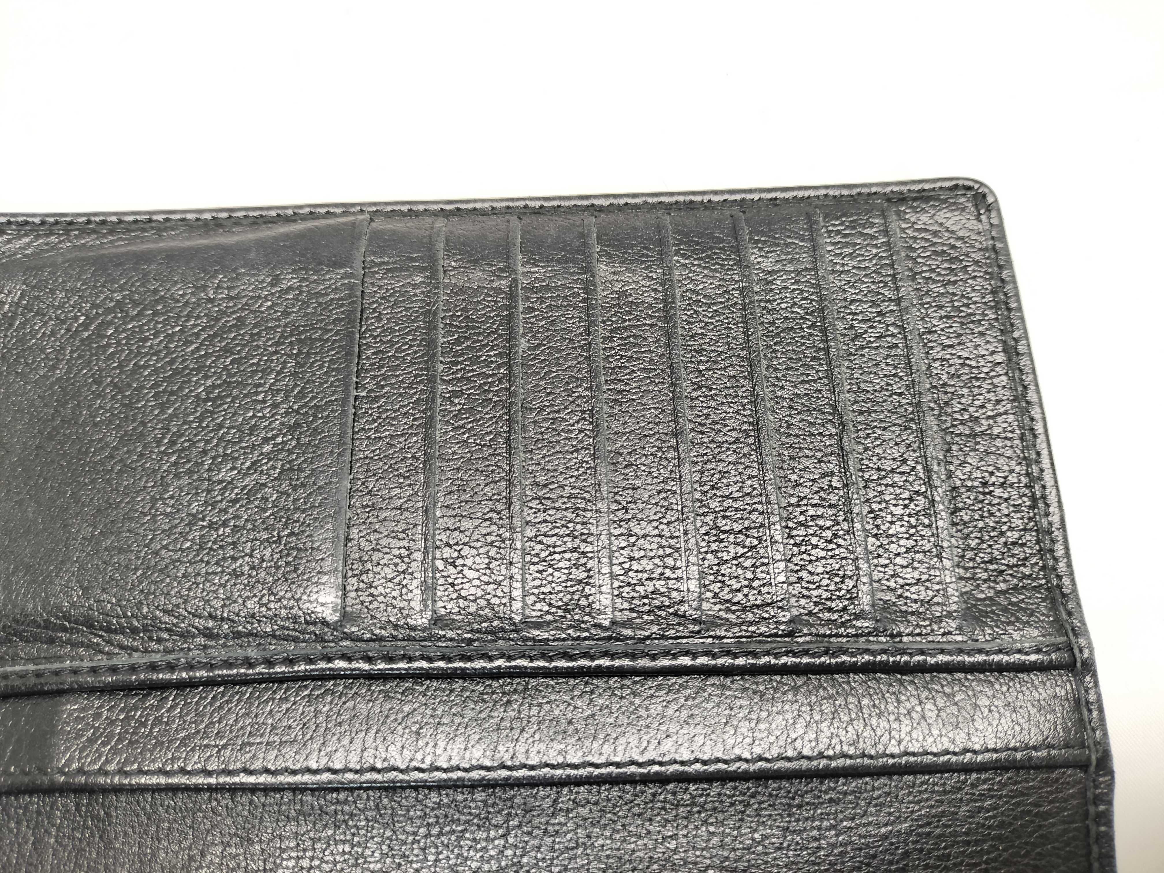 【水曜終了】(10228_0060)CHANEL レザー カメリア ロングウォレット 二つ折り 財布