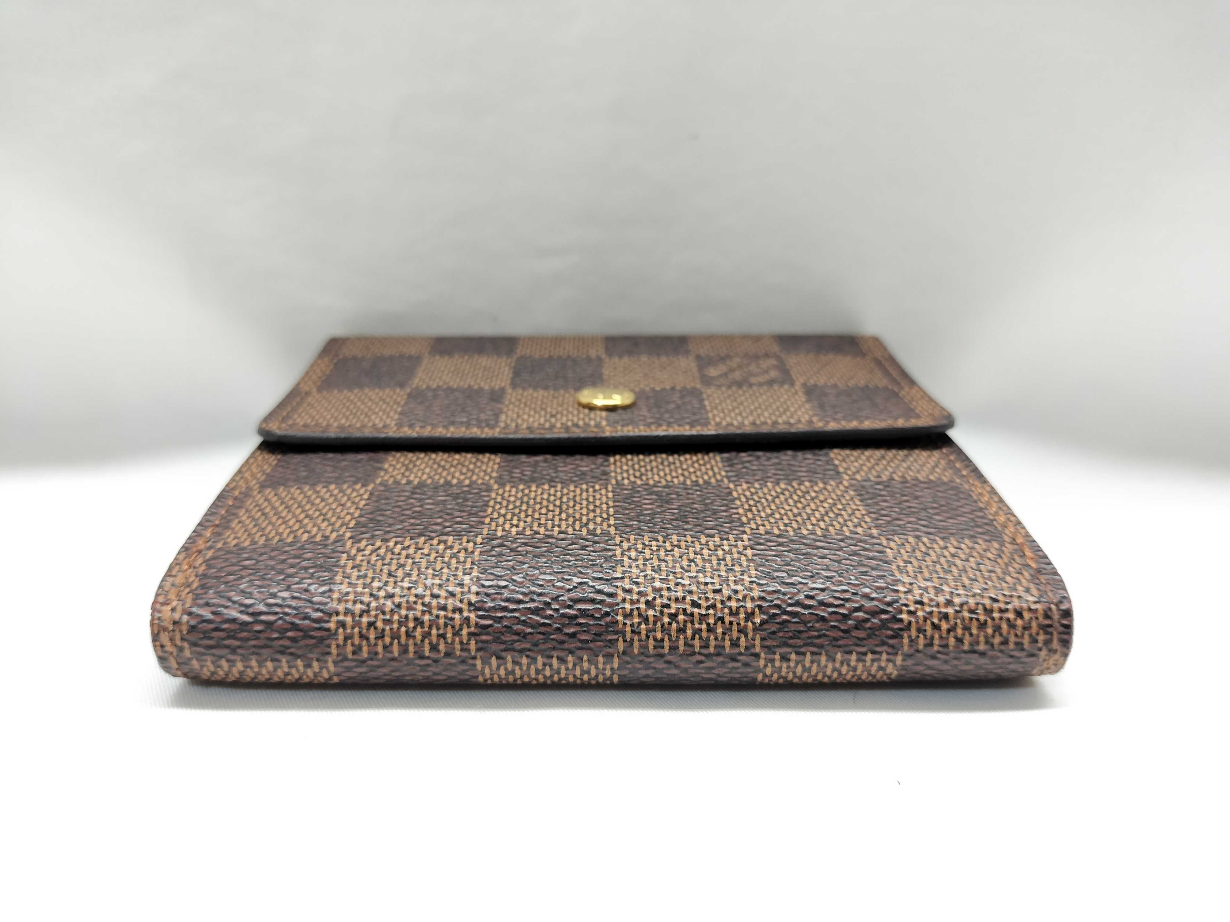【水曜終了】(10218_0084)LOUIS VUITTON ダミエ Wホック財布 財布