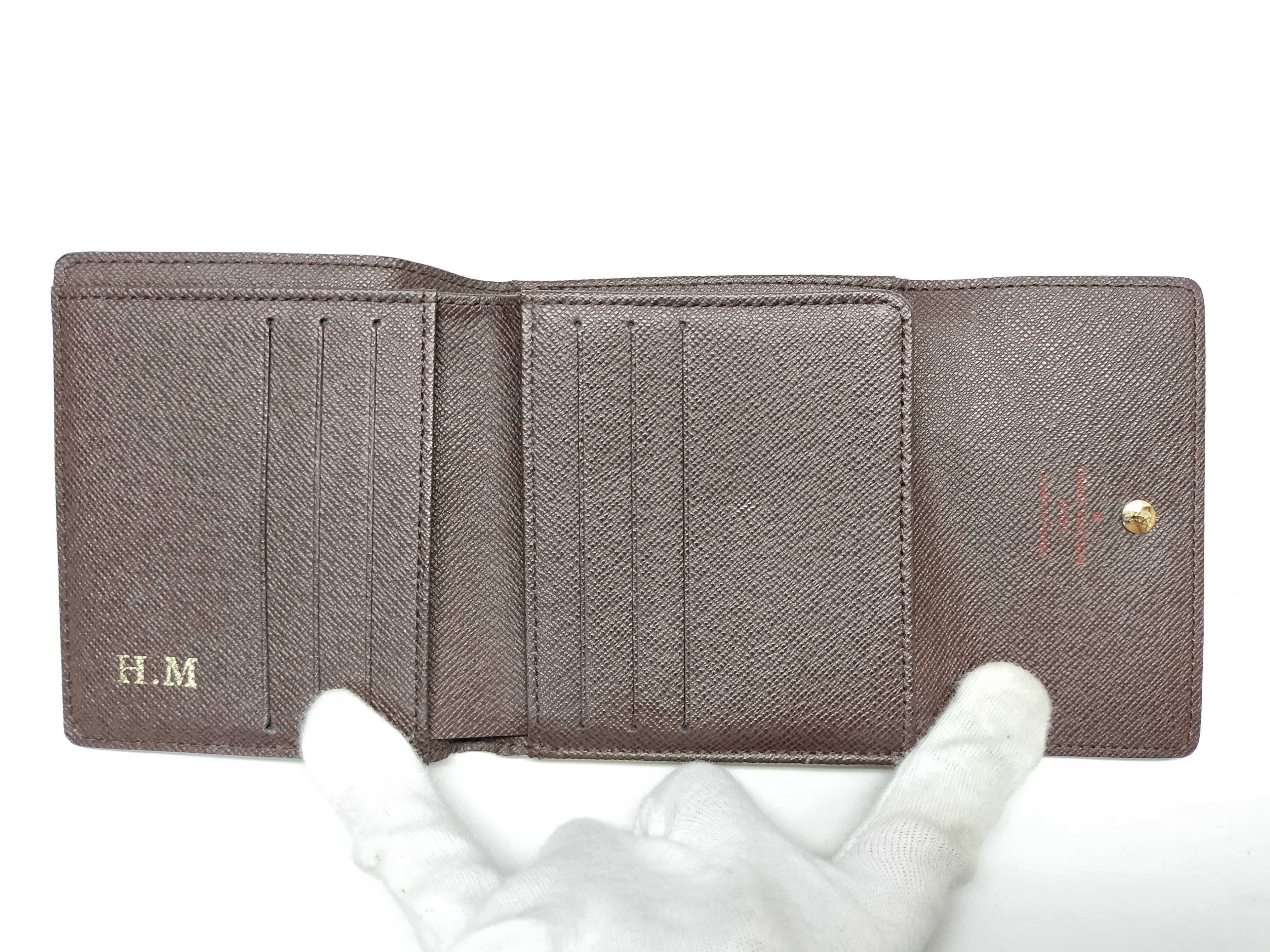 【水曜終了】(10218_0084)LOUIS VUITTON ダミエ Wホック財布 財布