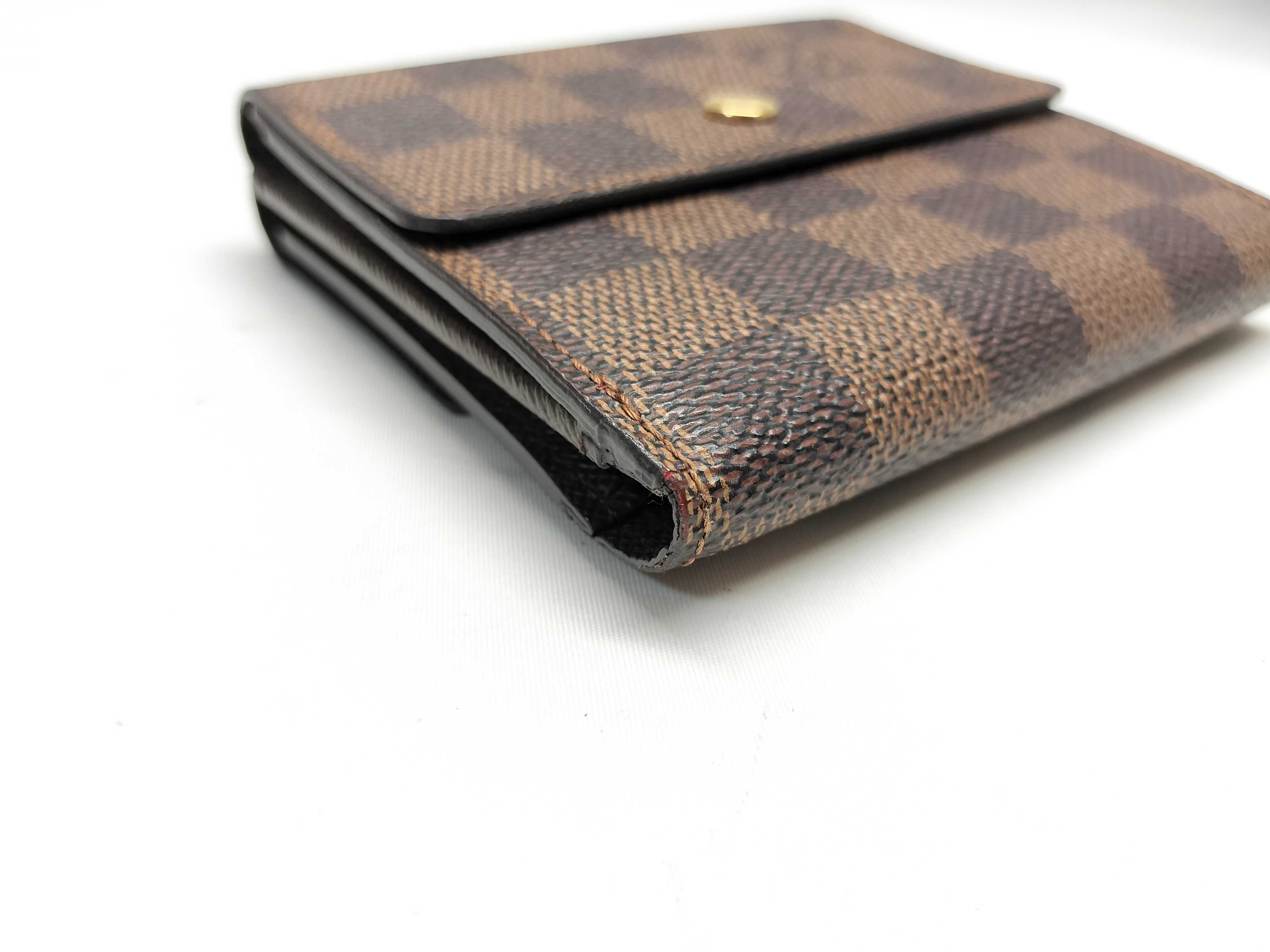 【水曜終了】(10218_0084)LOUIS VUITTON ダミエ Wホック財布 財布