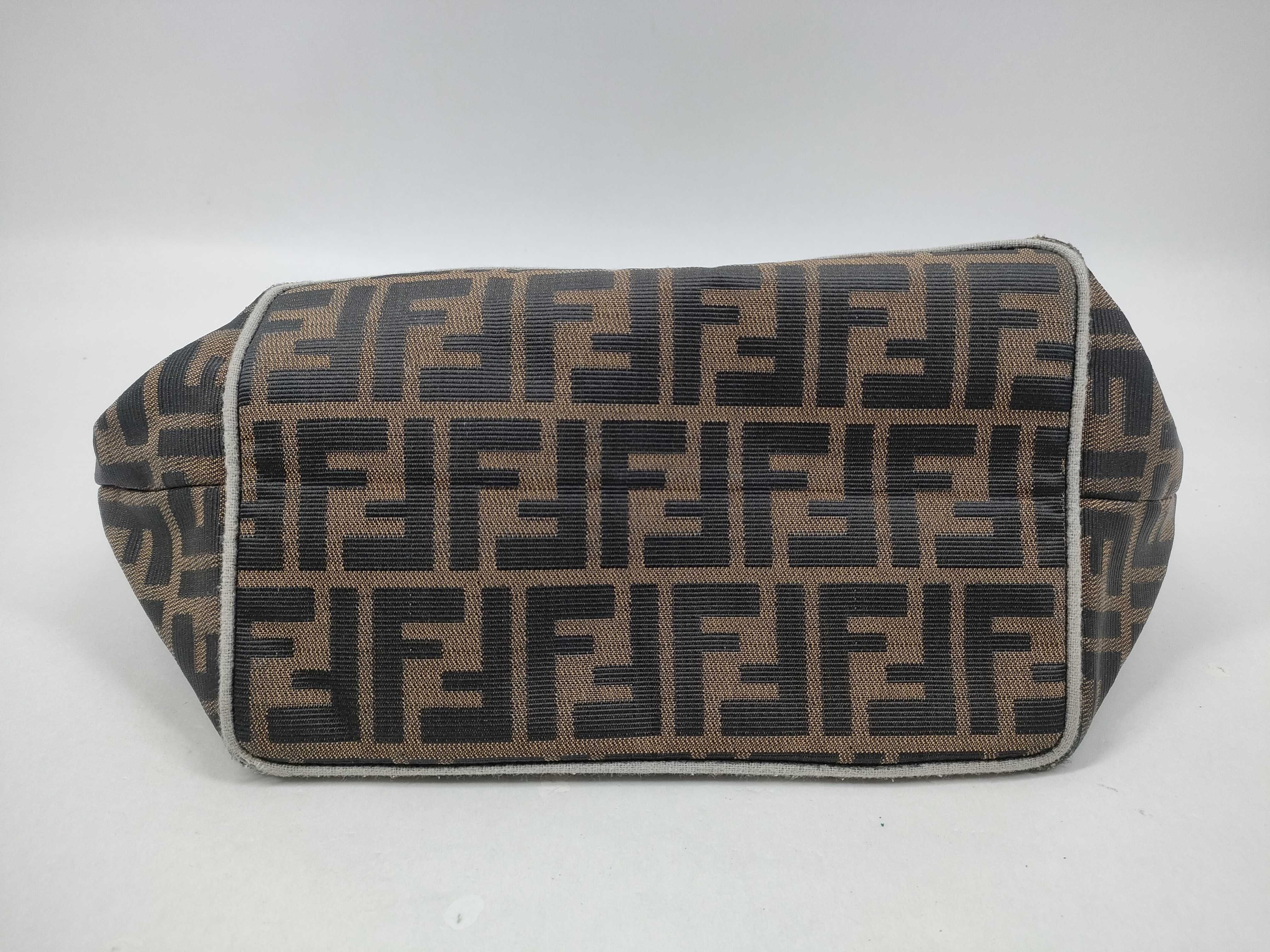 【水曜終了】(10230_0317)FENDI ズッカ柄 トート ハンドバッグ