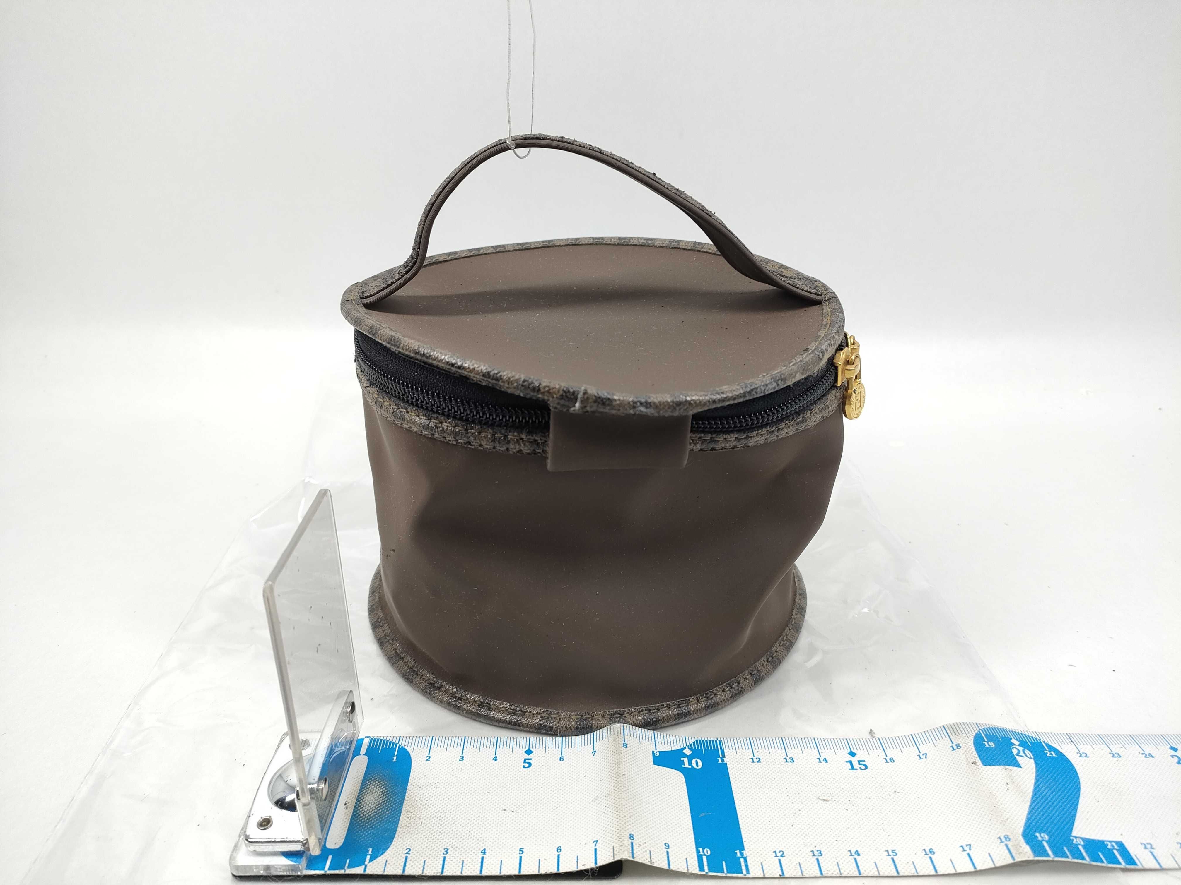 【水曜終了】(10230_0318)FENDI ペカン柄 バニティ ハンドポーチ ベタつきなど バニティバッグ