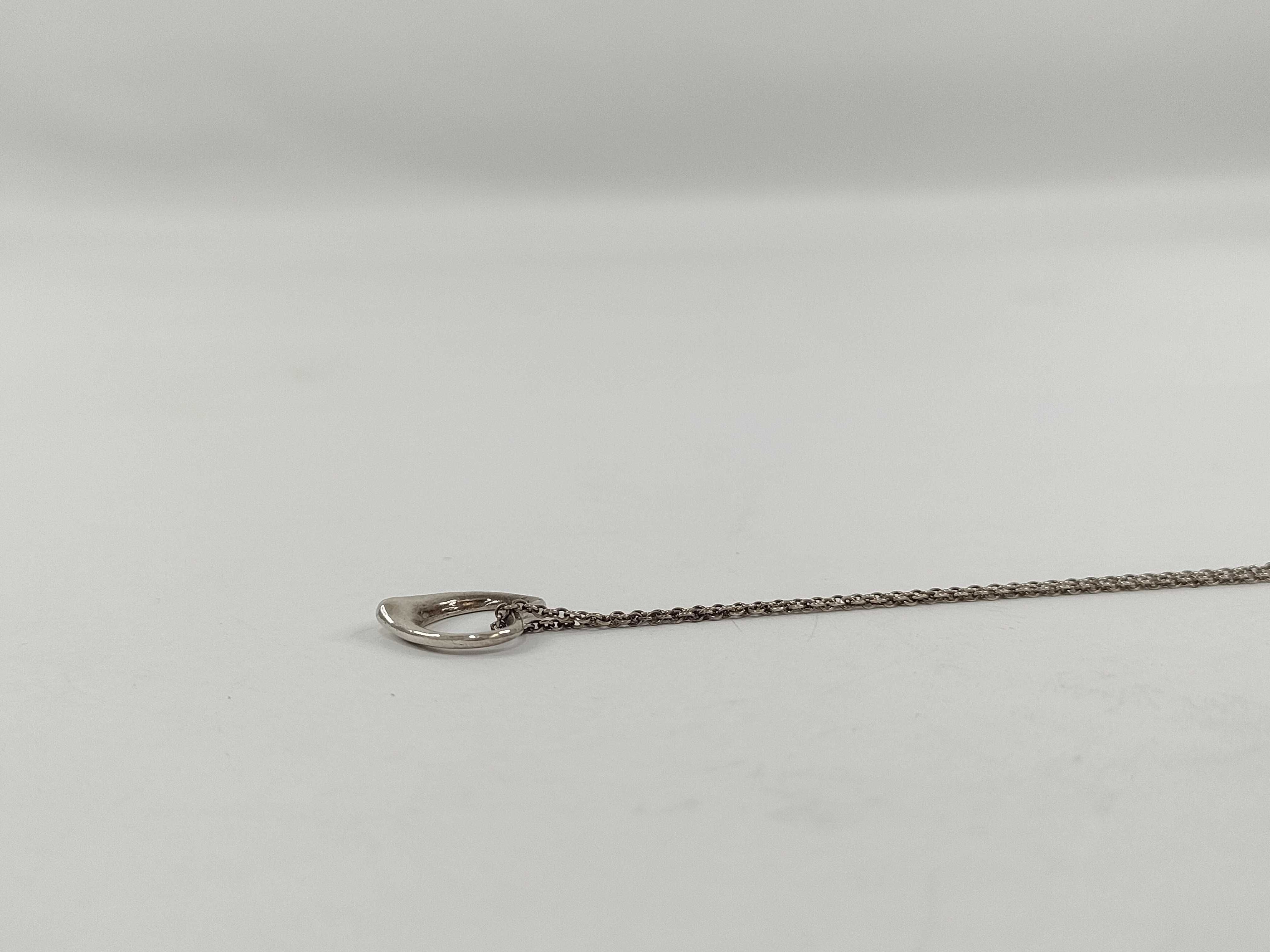 【水曜終了】(10221_0435)Tiffany&Co. オープンハート オープンハート SV925 2.3g ネックレス