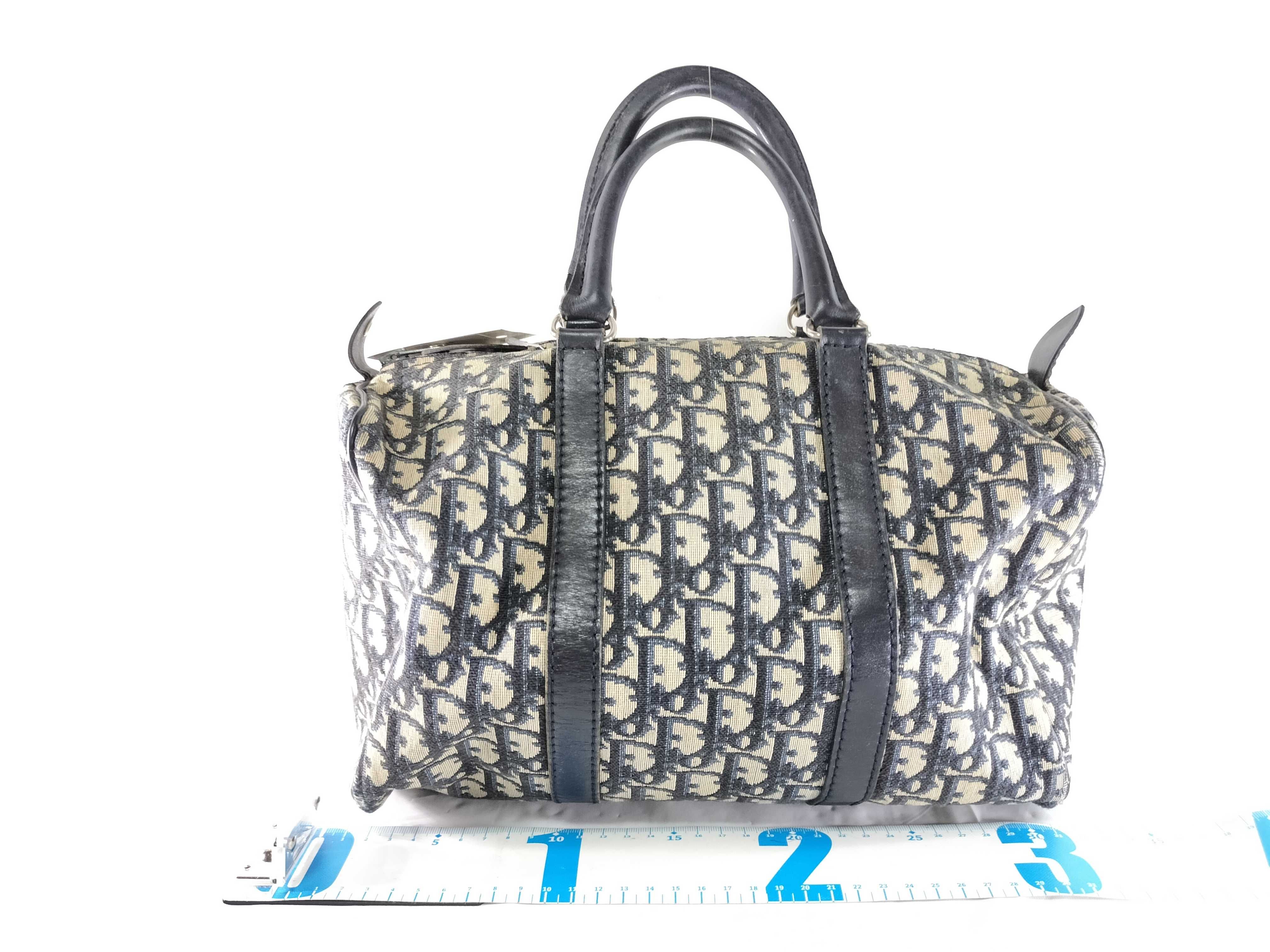 【水曜終了】(10220_0478)Dior トロッター ボストンバッグ ボストンバッグ