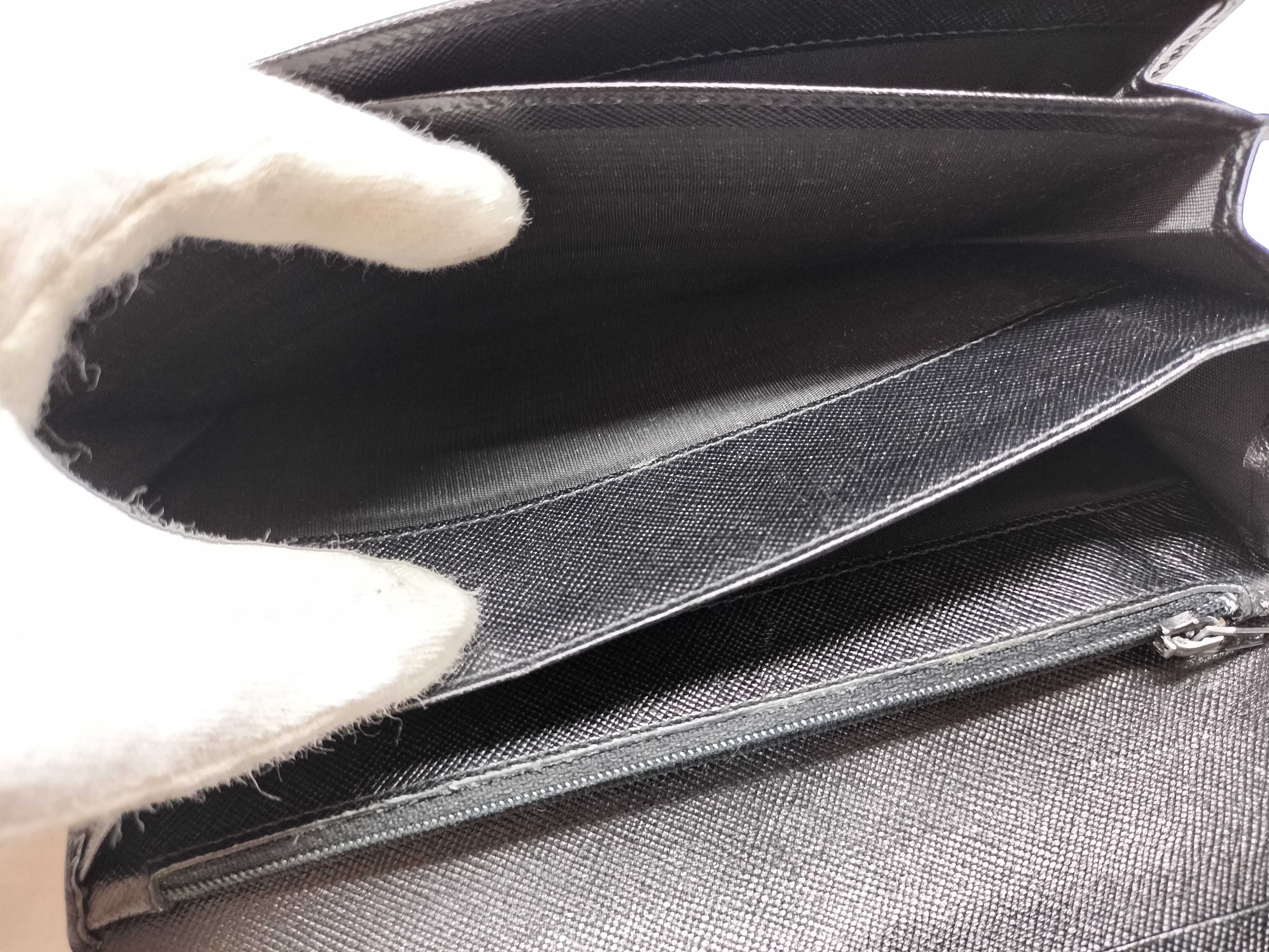 【水曜終了】(10230_0251)PRADA 長財布 ブラック 財布