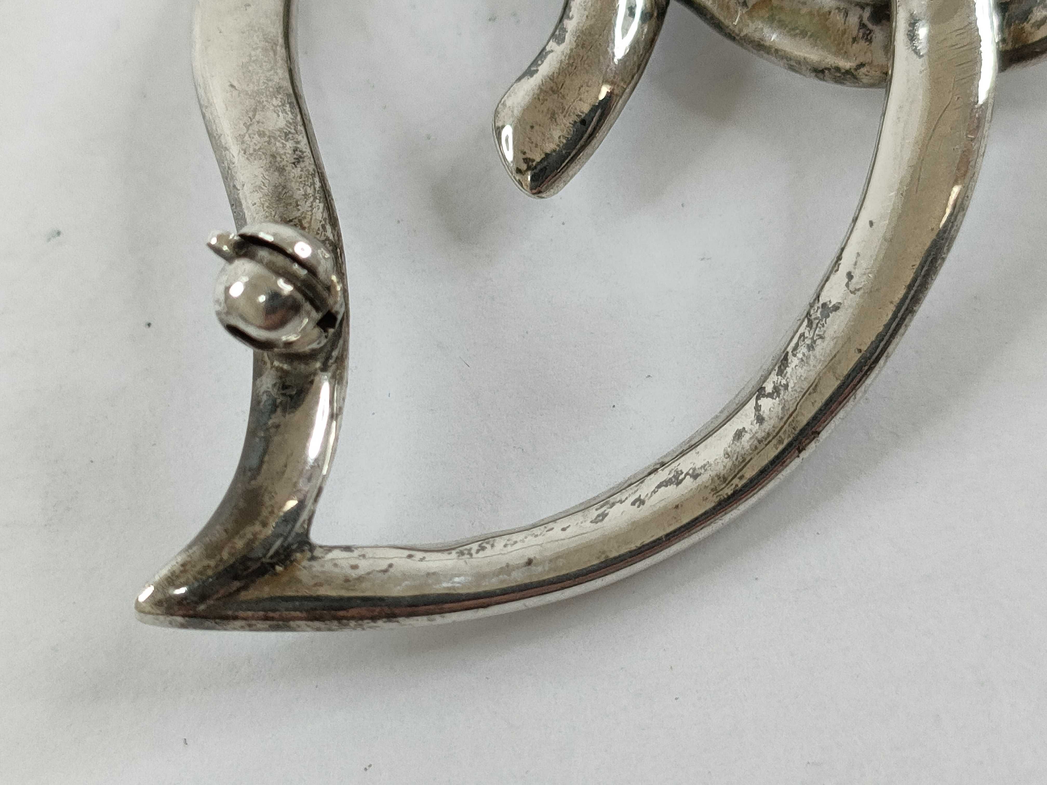 【水曜終了】(10221_0439)Tiffany&Co. ハート SV925 ブローチ