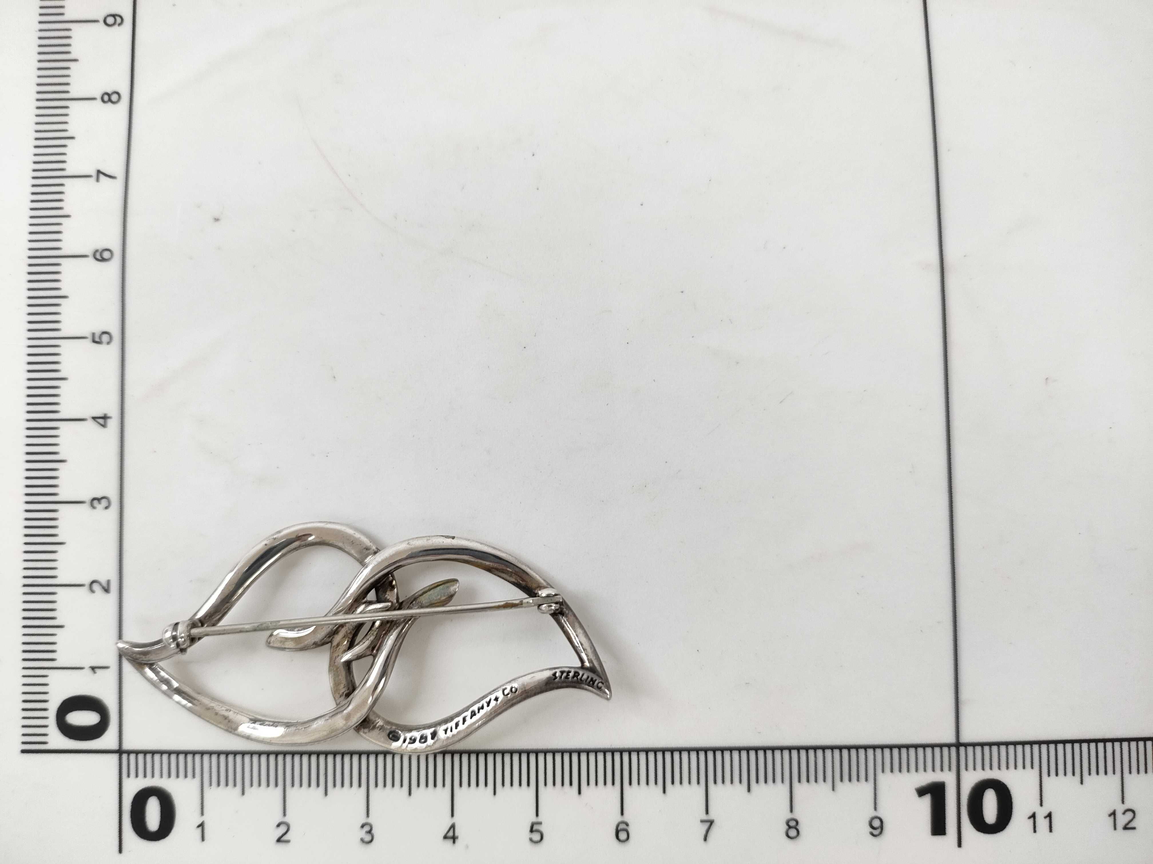 【水曜終了】(10221_0439)Tiffany&Co. ハート SV925 ブローチ