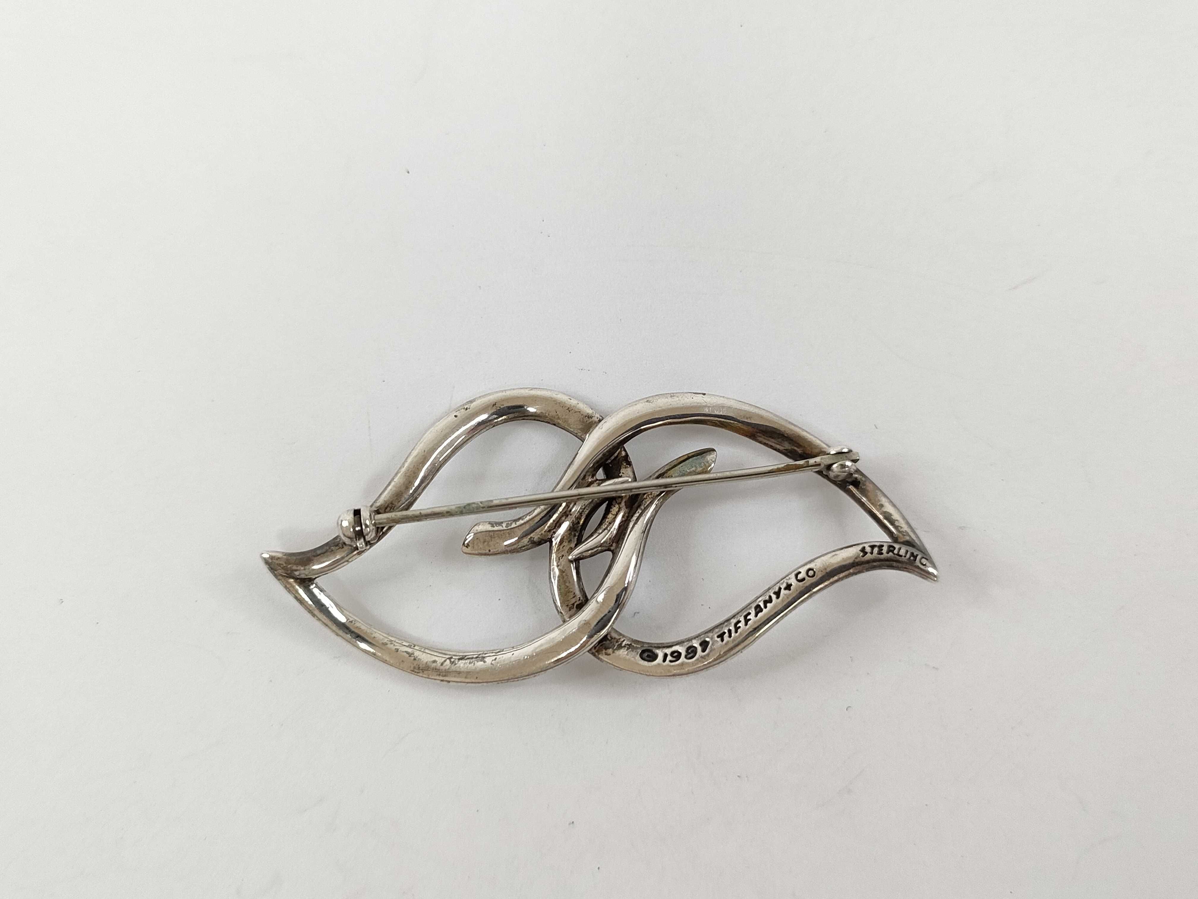 【水曜終了】(10221_0439)Tiffany&Co. ハート SV925 ブローチ