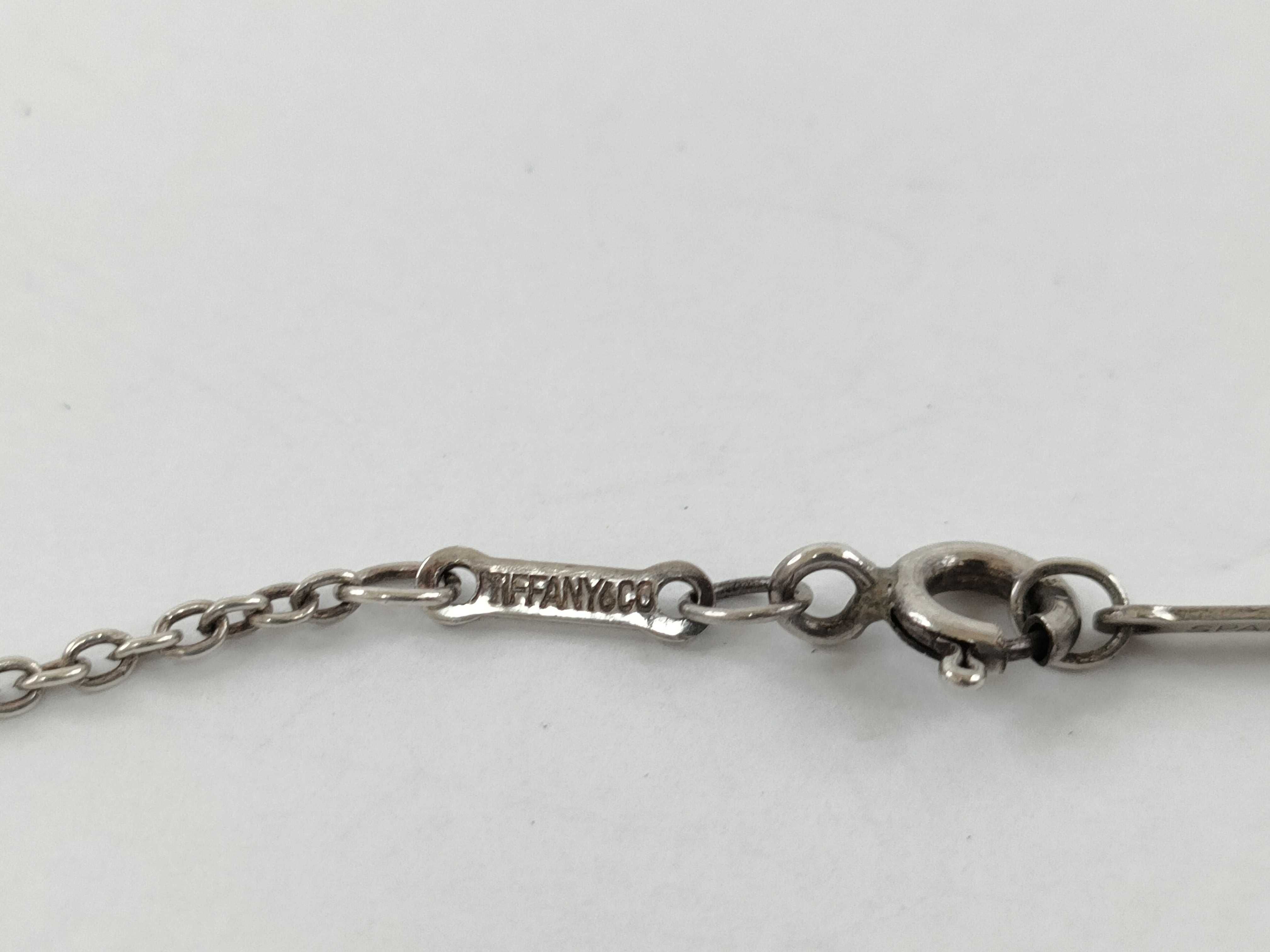 【水曜終了】(10221_0440)Tiffany&Co. オープンハート オープンハート SV925 ネックレス