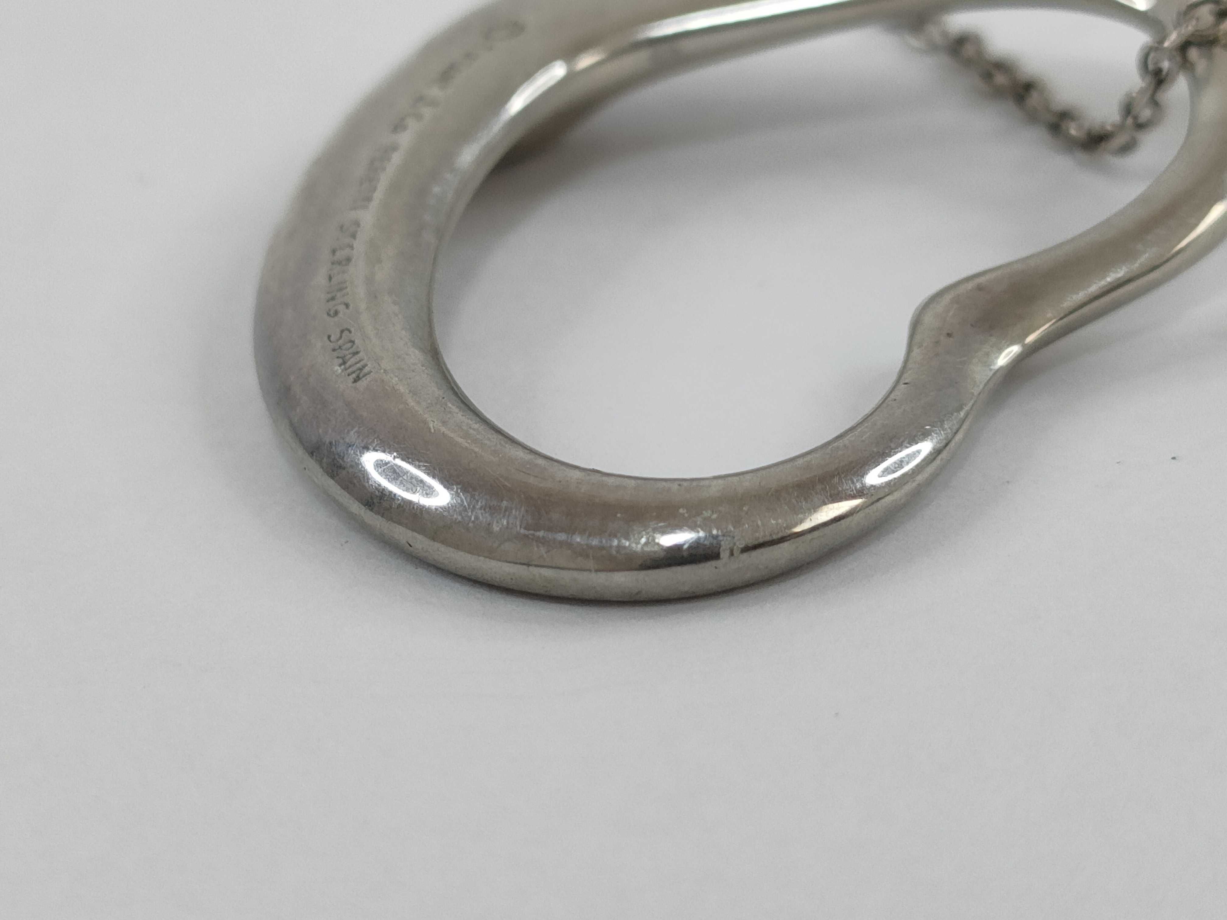 【水曜終了】(10221_0440)Tiffany&Co. オープンハート オープンハート SV925 ネックレス