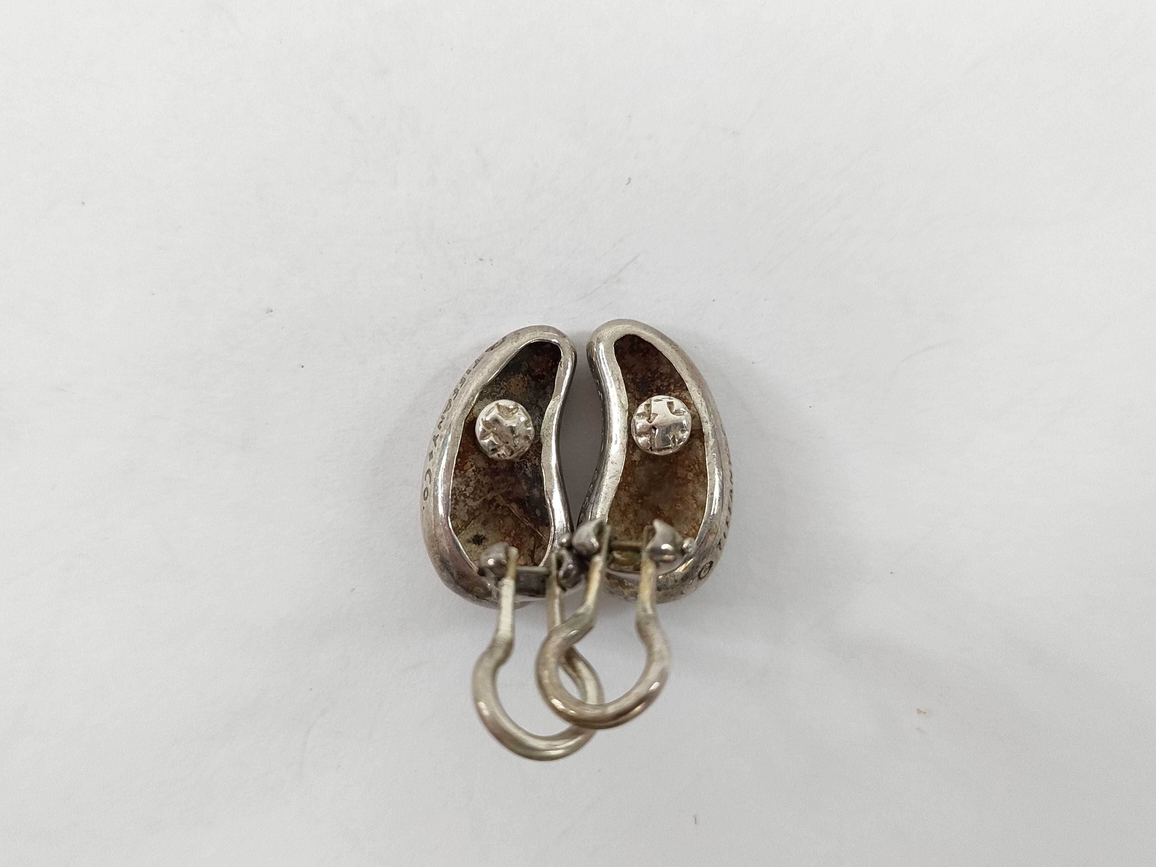 【水曜終了】(10221_0441)Tiffany&Co. ビーン ビーンズ SV925 イヤリング