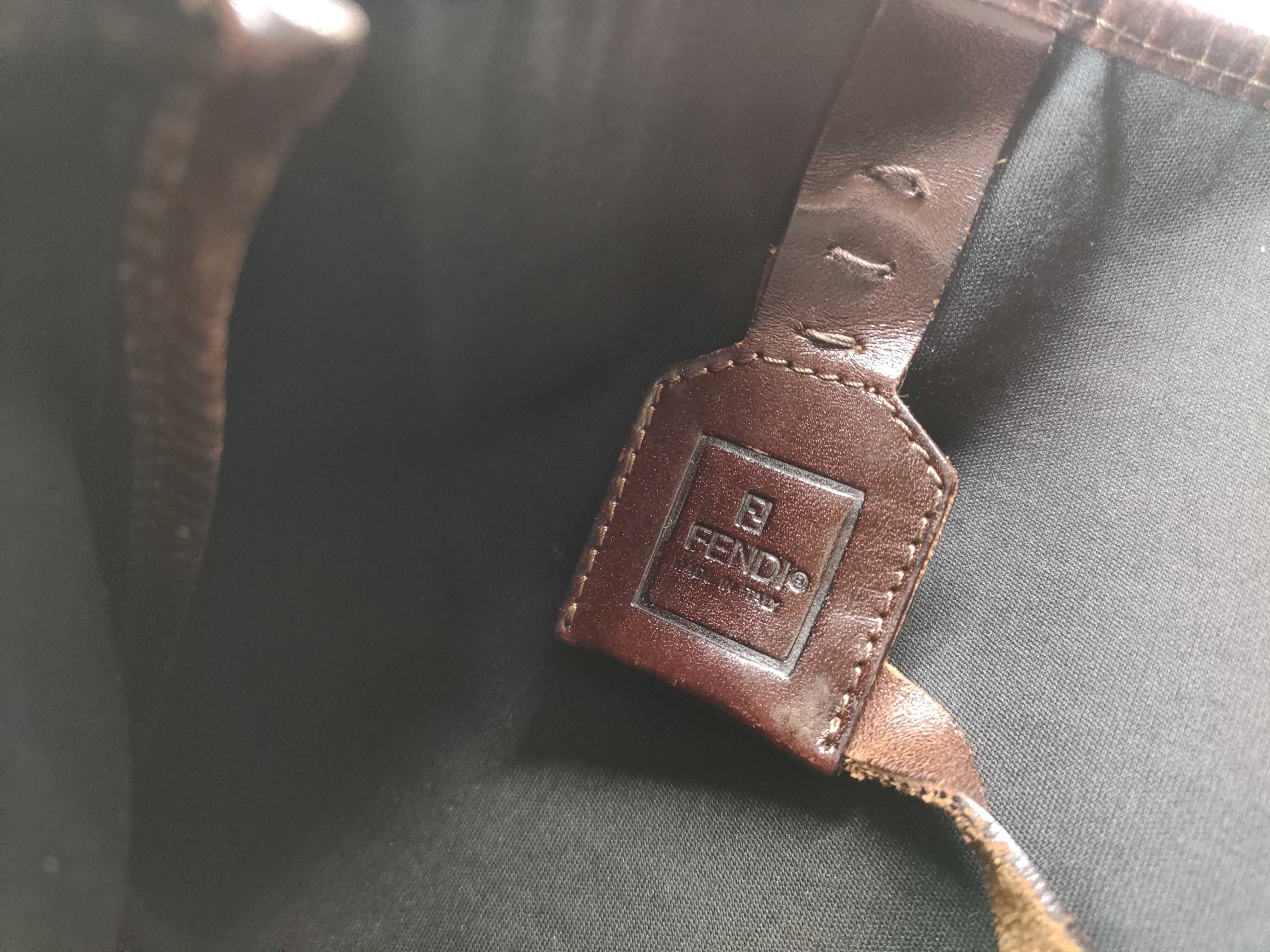 【水曜終了】(10230_0319)FENDI ズッカ柄 ズッカ キャンバストートバッグ トートバッグ
