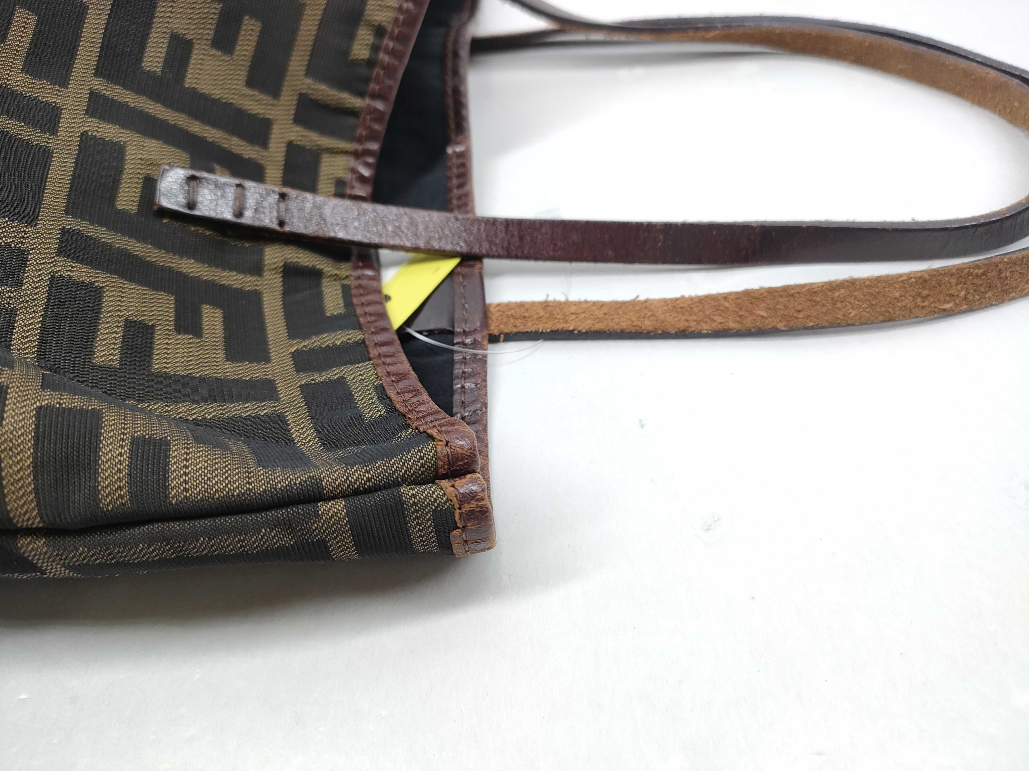 【水曜終了】(10230_0319)FENDI ズッカ柄 ズッカ キャンバストートバッグ トートバッグ