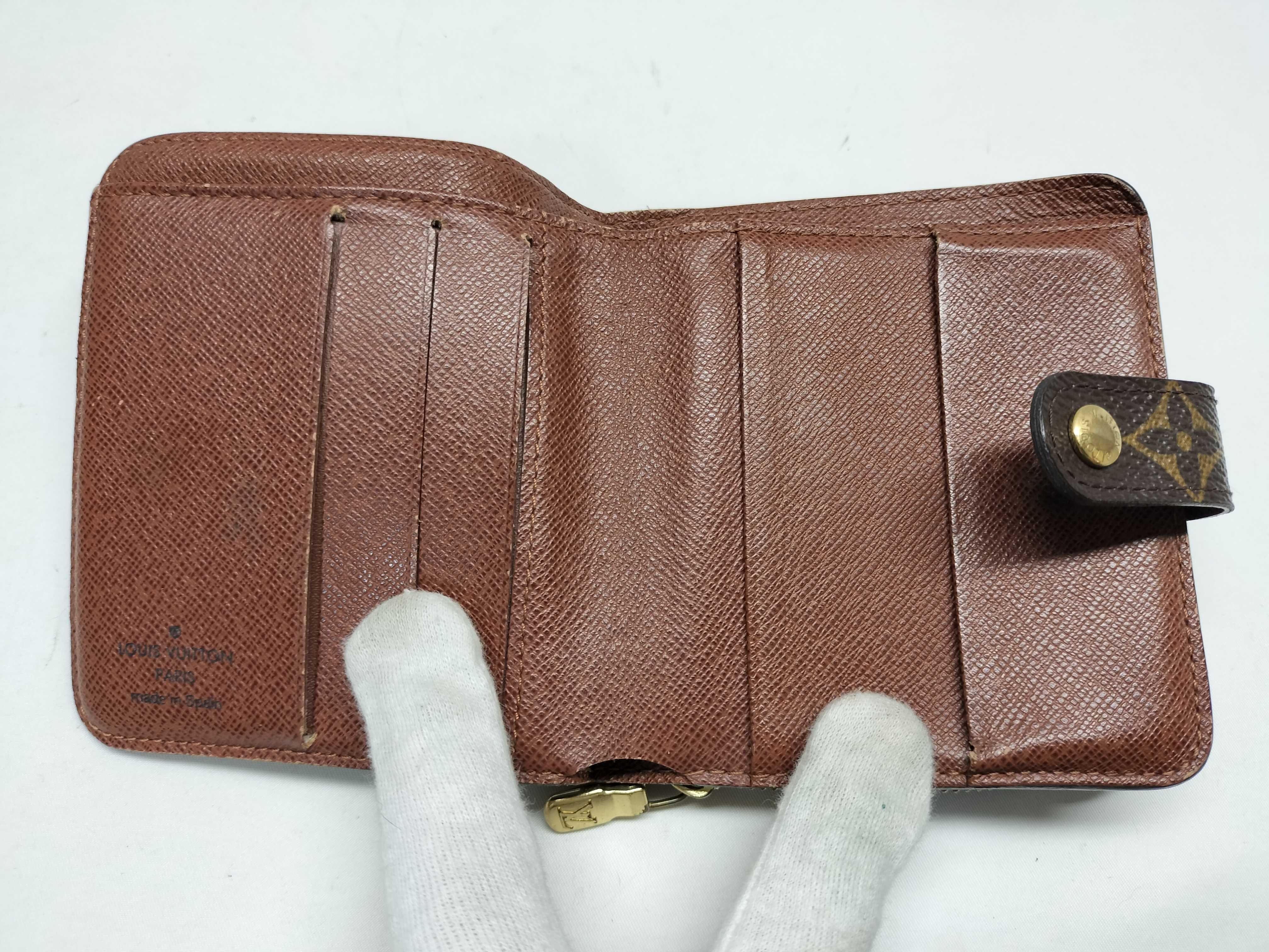 【水曜終了】(10229_0175)LOUIS VUITTON モノグラム コンパクトジップ 財布