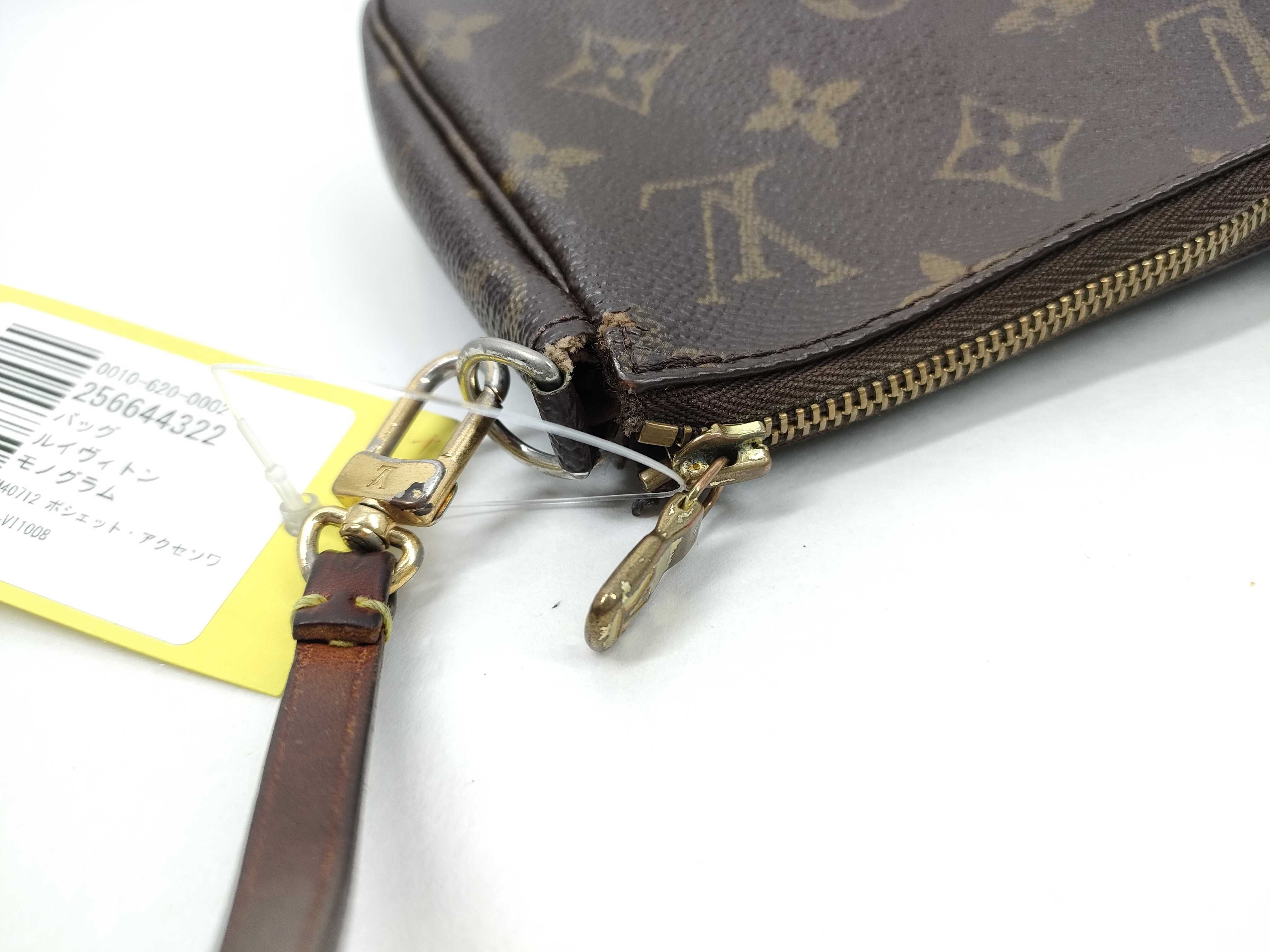 【水曜終了】(10229_0365)LOUIS VUITTON モノグラム M40712 ポシェット・アクセソワール ポーチ