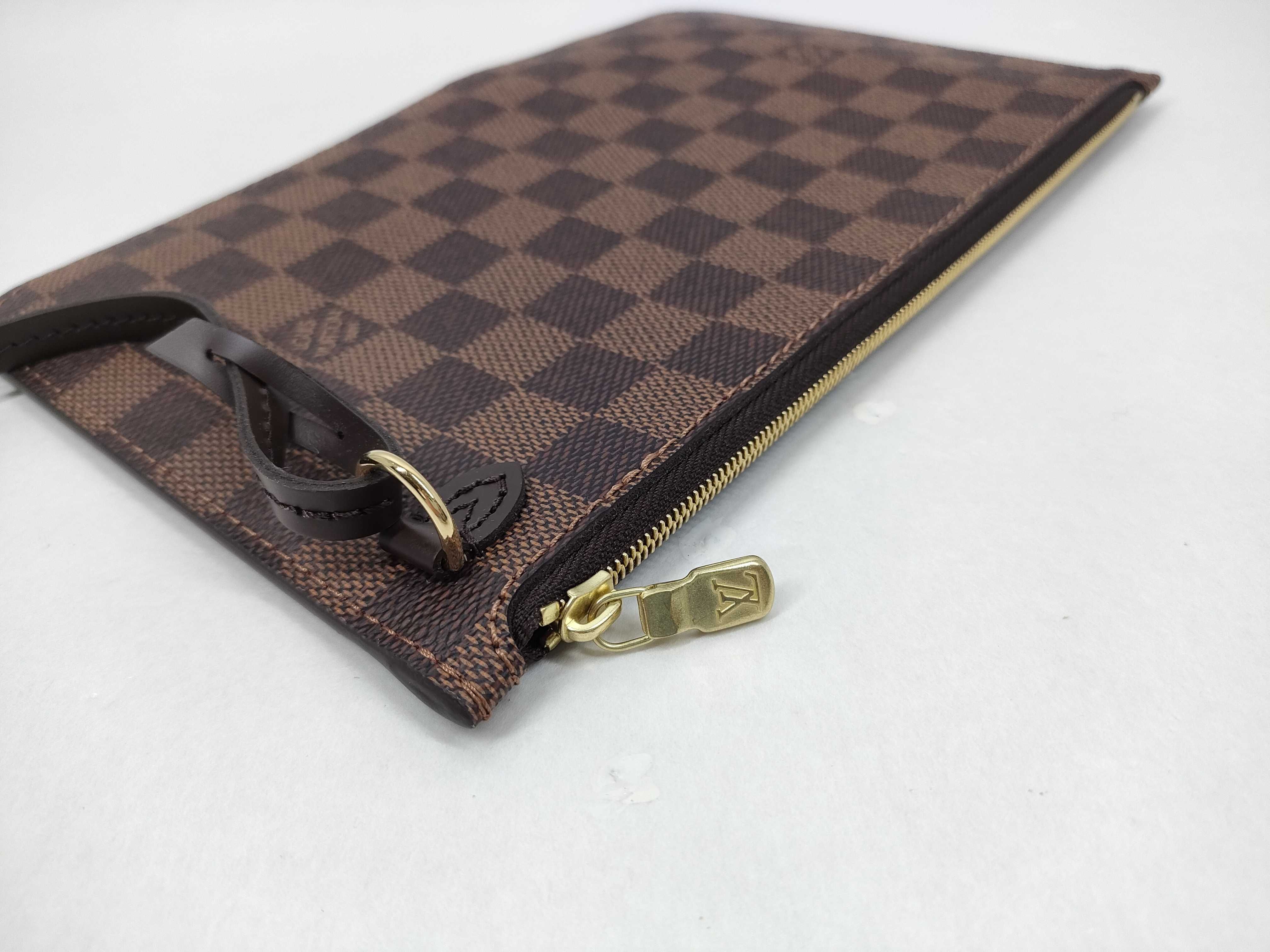 【水曜終了】(10218_0009)LOUIS VUITTON ダミエ ネヴァーフル ポーチ ポーチ