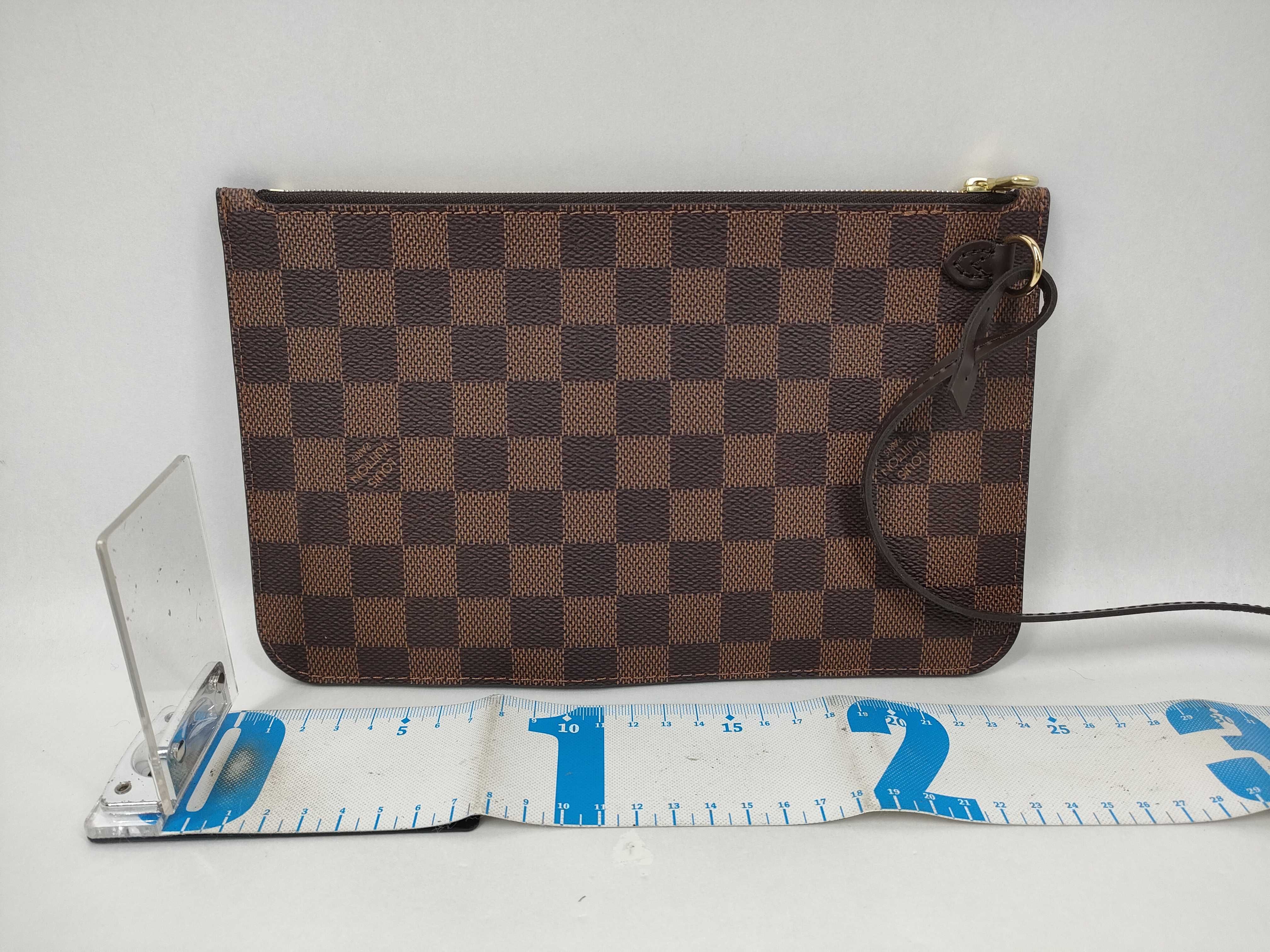【水曜終了】(10218_0009)LOUIS VUITTON ダミエ ネヴァーフル ポーチ ポーチ