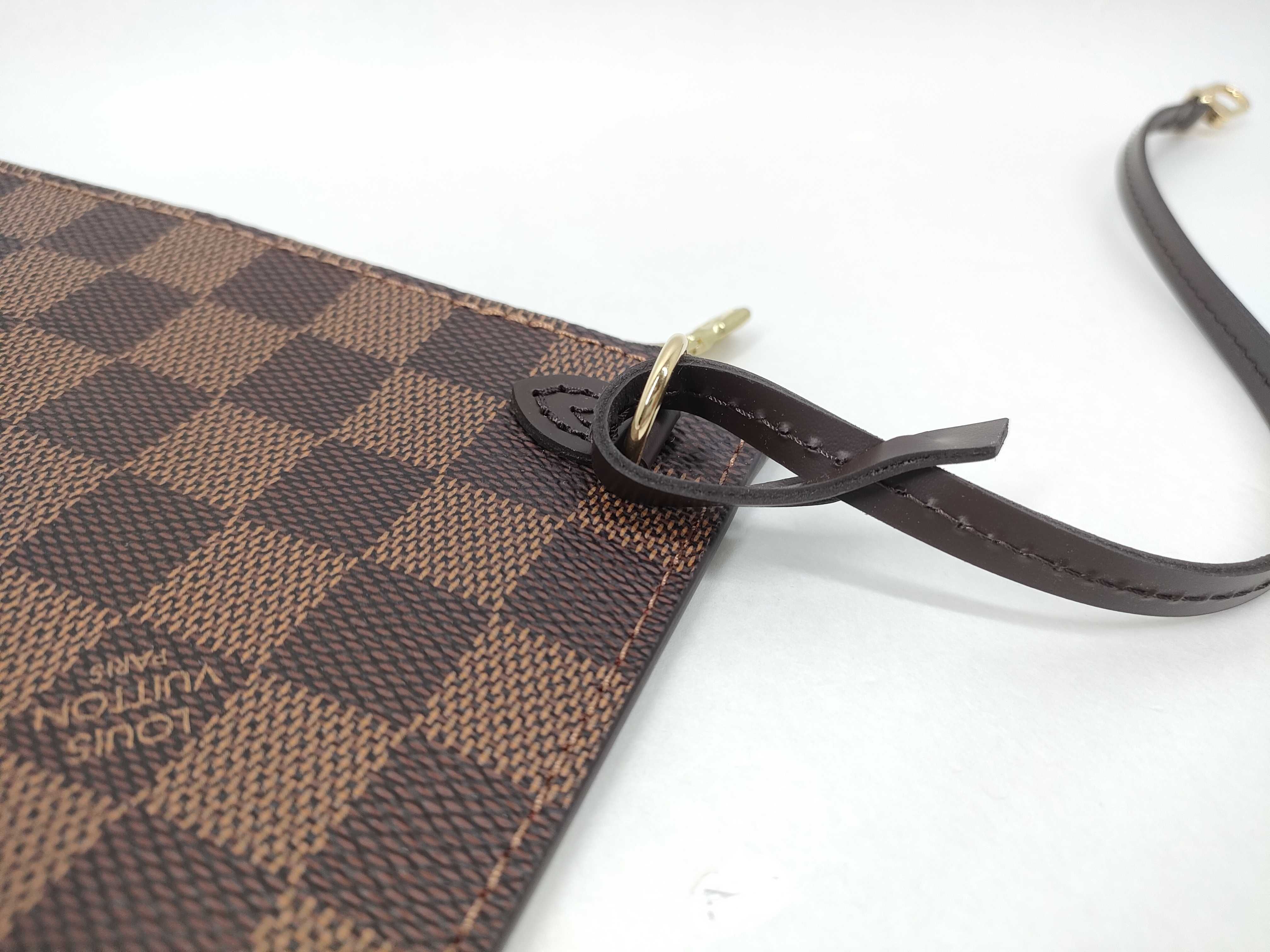【水曜終了】(10218_0009)LOUIS VUITTON ダミエ ネヴァーフル ポーチ ポーチ