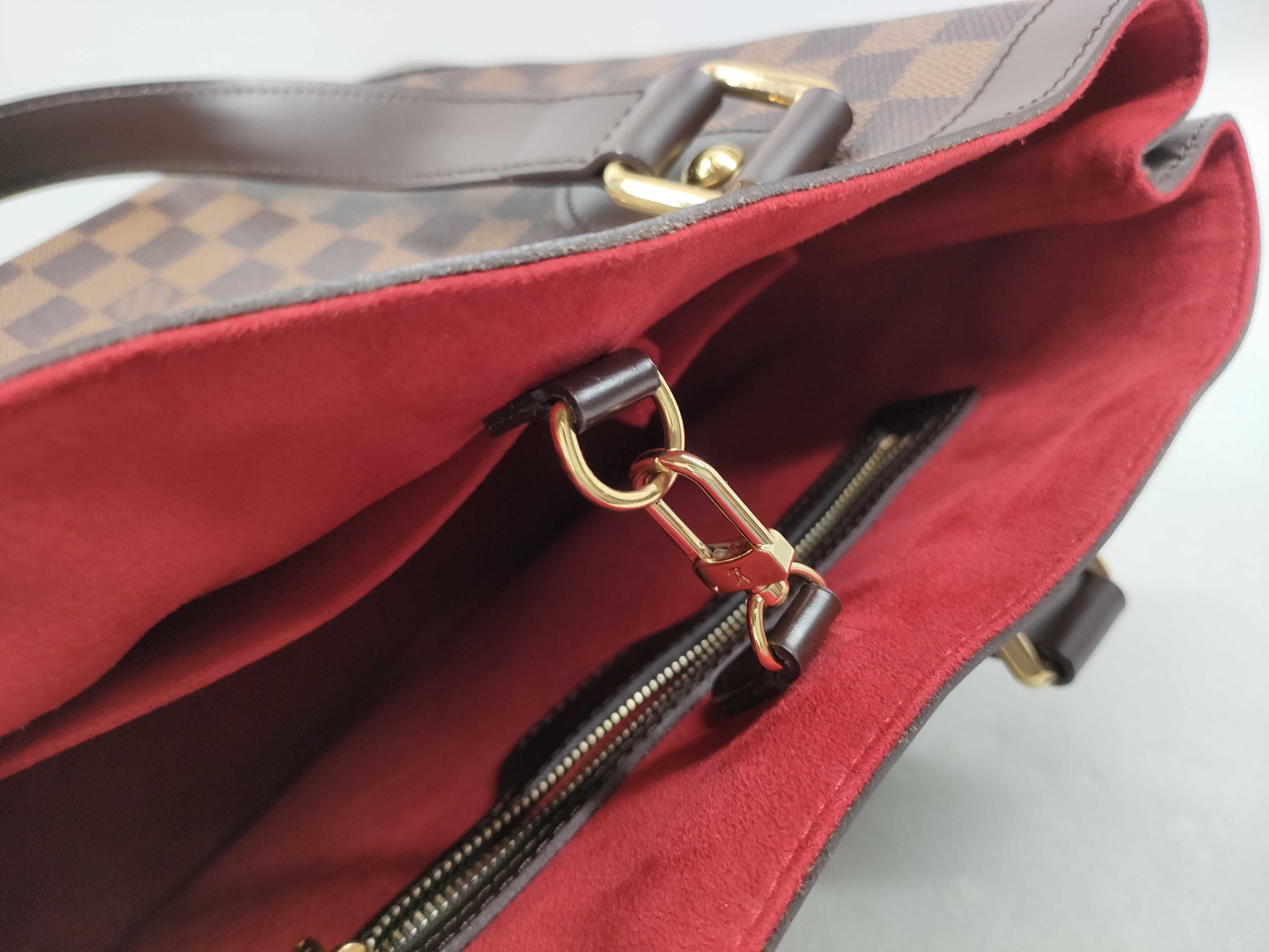 【水曜終了】(10229_0082)LOUIS VUITTON ダミエ ハムステッドPM トートバッグ