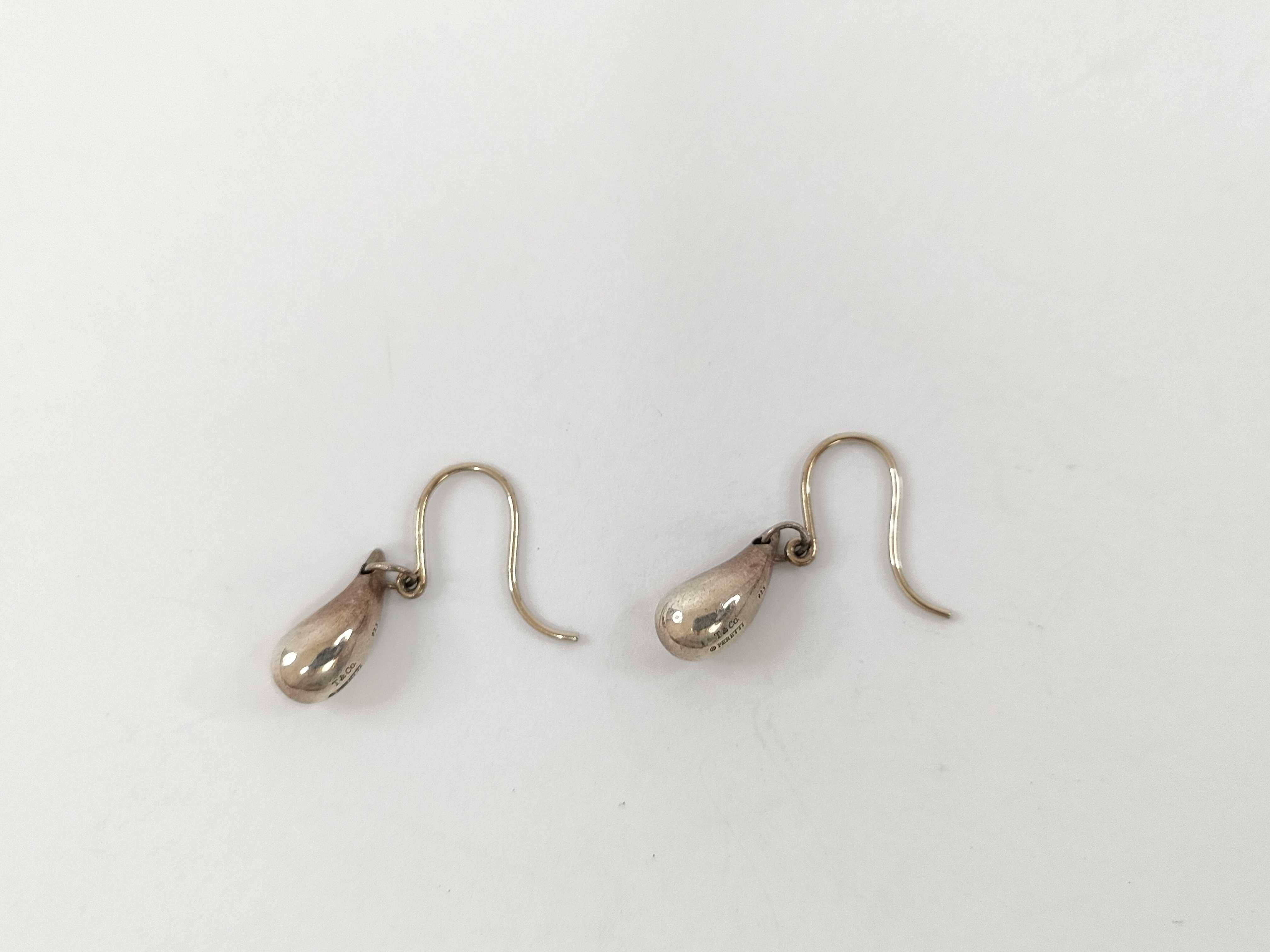 【水曜終了】(10221_0442)Tiffany&Co. ティアドロップ ティアドロップ SV925 3.8g ピアス