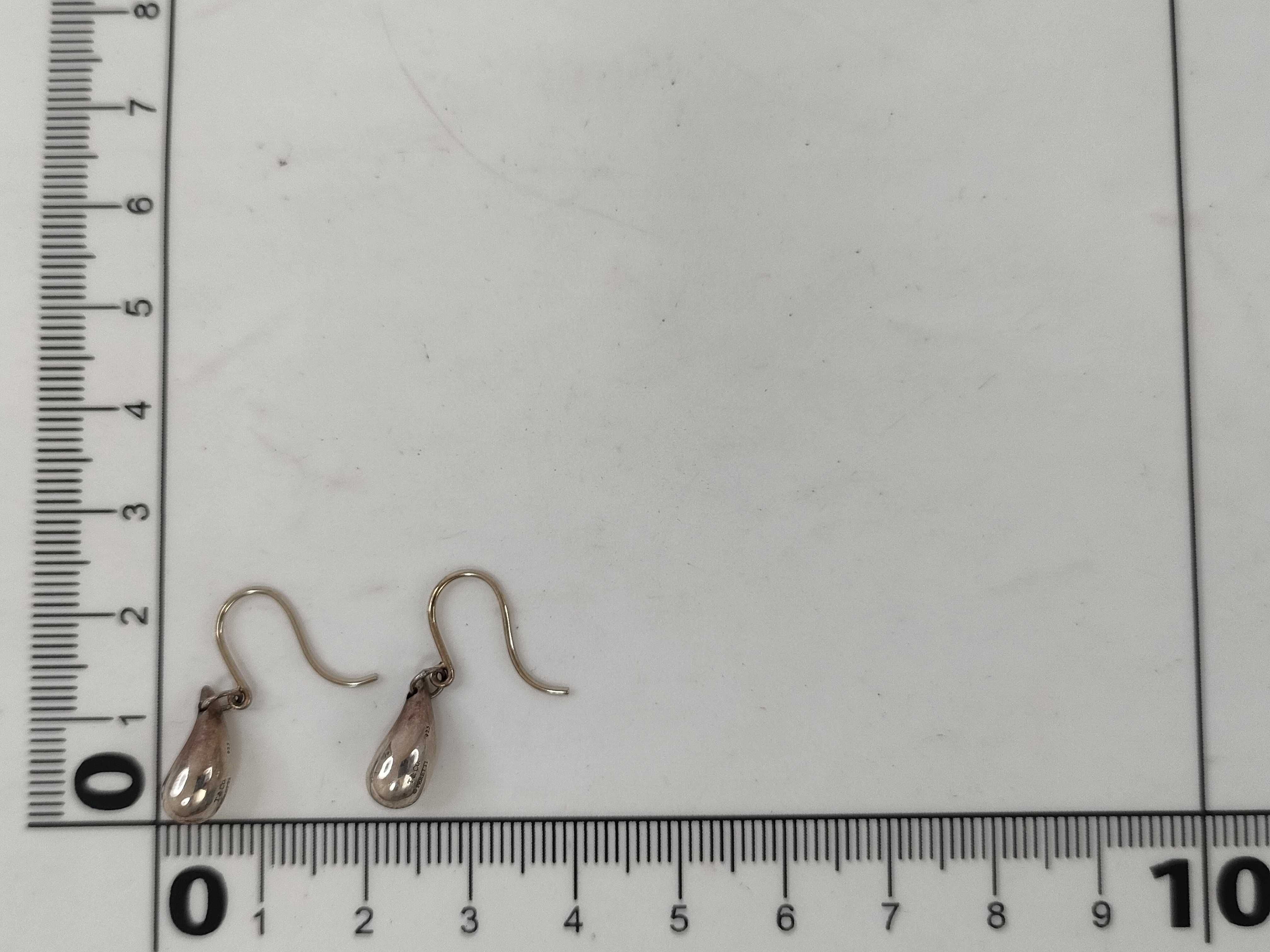 【水曜終了】(10221_0442)Tiffany&Co. ティアドロップ ティアドロップ SV925 3.8g ピアス