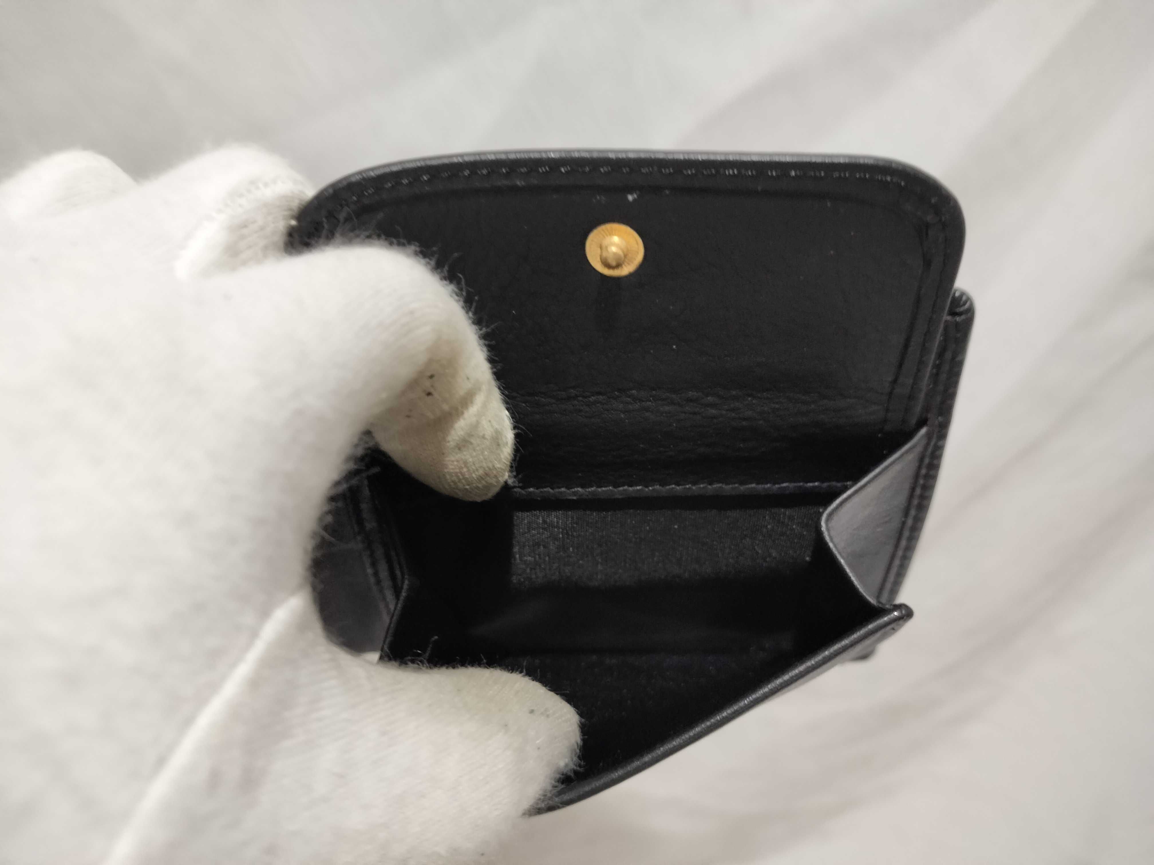 【水曜終了】(10221_0727)Dior レザー 二つ折り財布 CD 財布