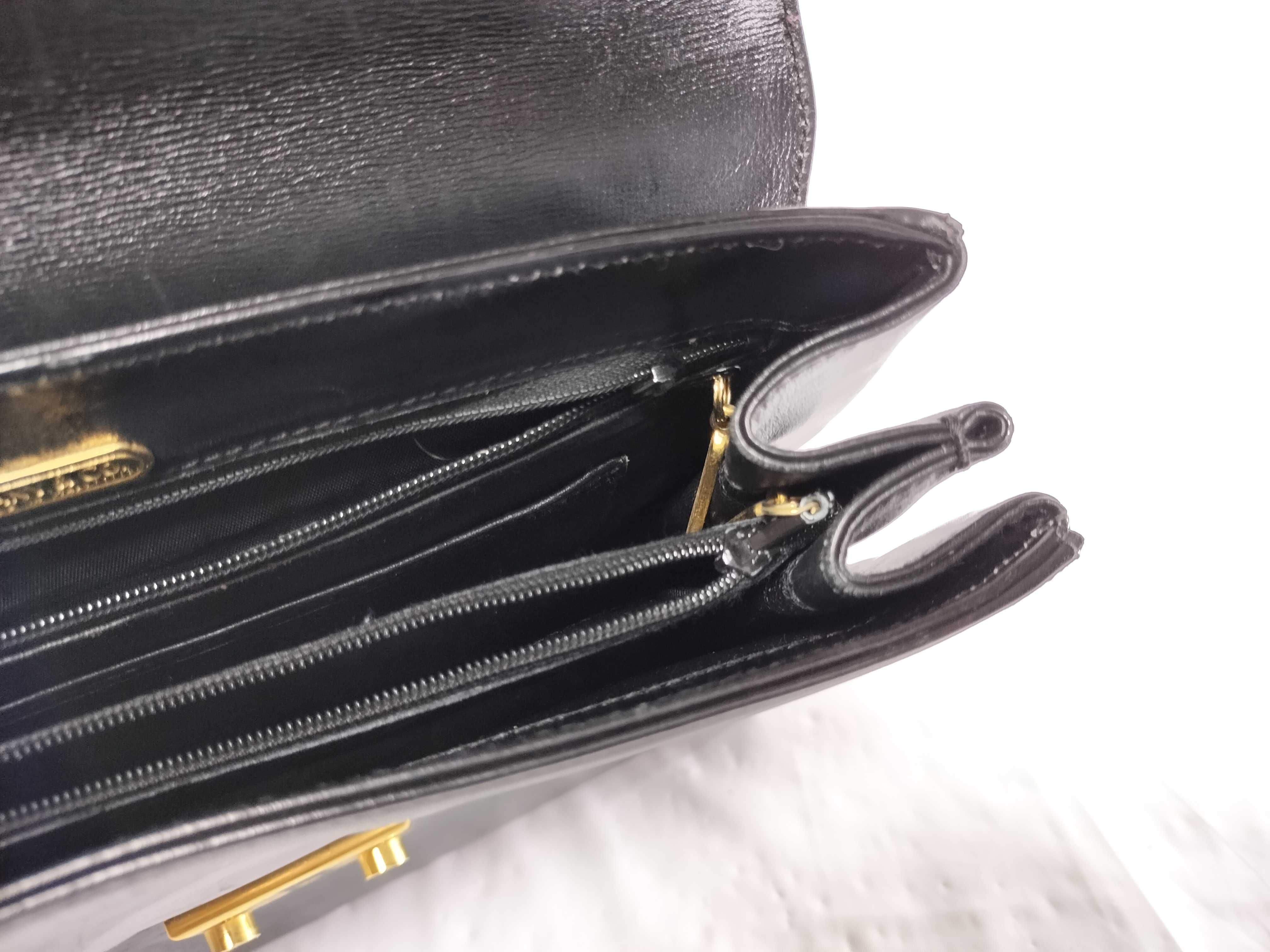【水曜終了】(10220_0377)Tiffany&Co. T金具 ブラック ハンドバッグ ハンドバッグ