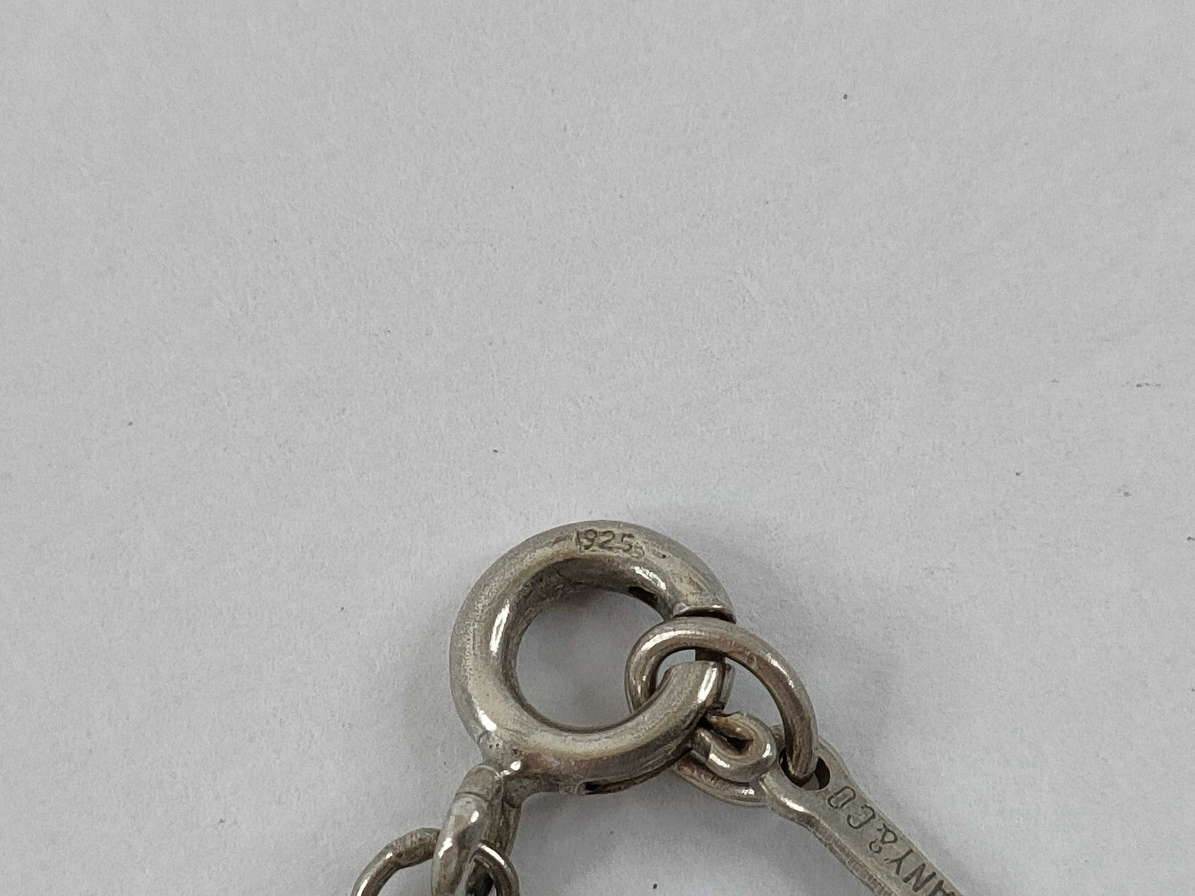 【水曜終了】(10221_0449)Tiffany&Co. ビーン ビーン SV925 7.8g ネックレス